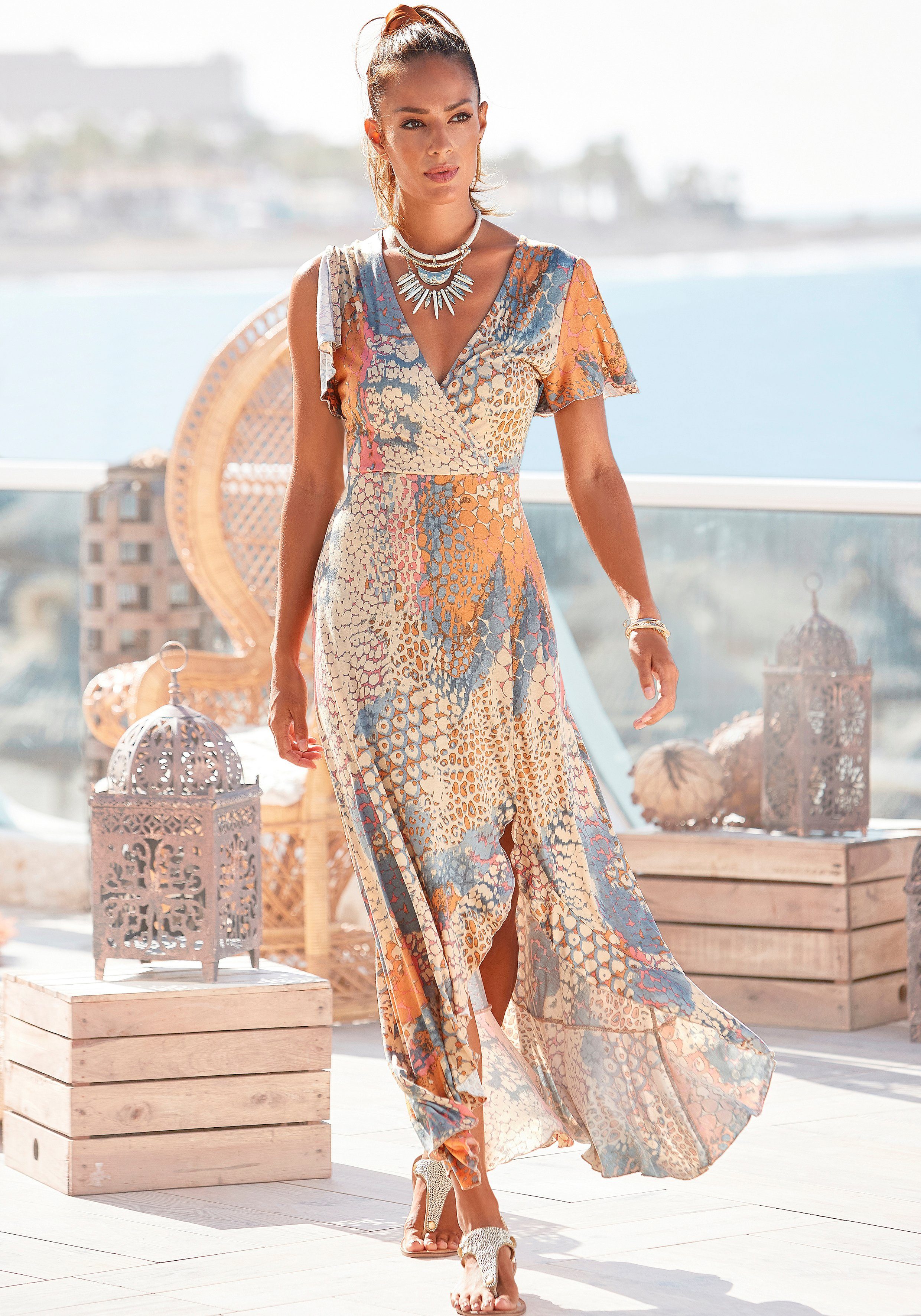Viskose Sommerkleid online kaufen » Sommerliches Kleid | OTTO
