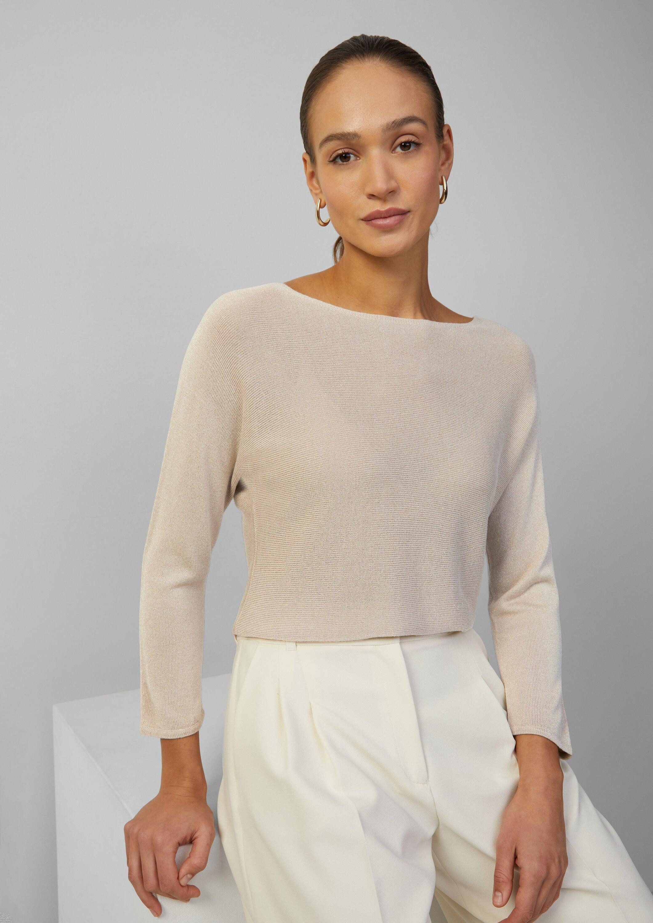 s.Oliver 3/4 Arm-Pullover Strickpullover (1-tlg) günstig online kaufen