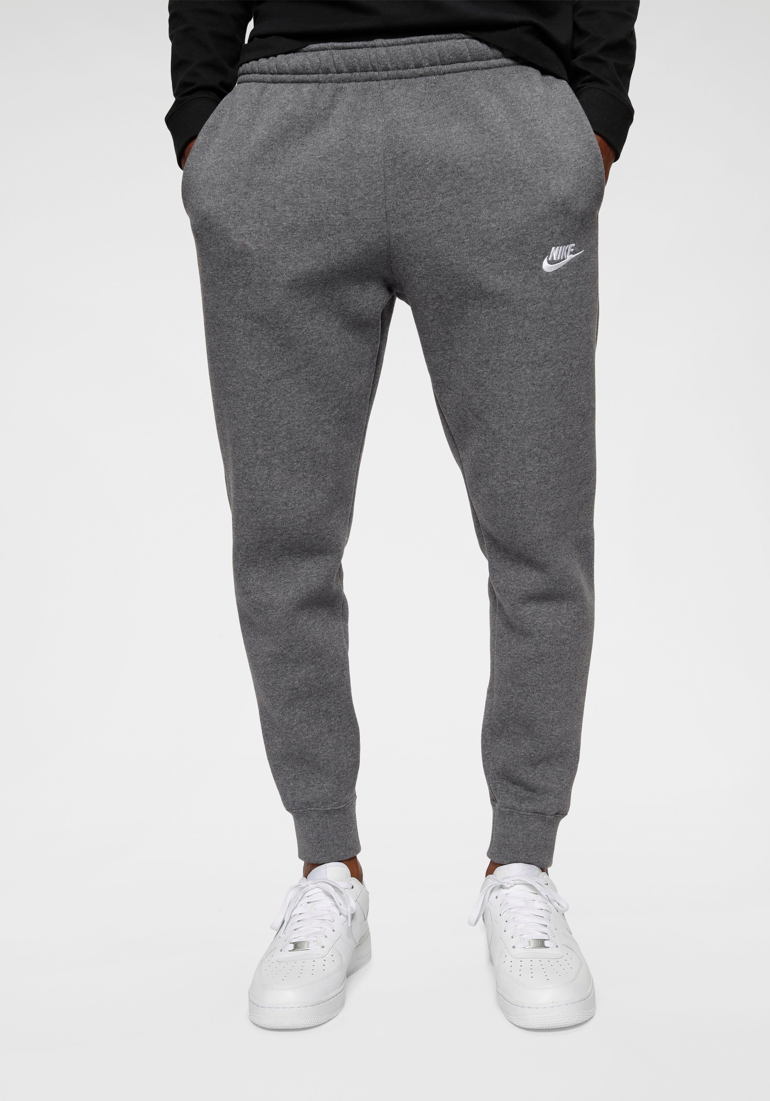 men's nike sportswear club fleece joggers black