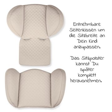 ABC Design Babyschale Tulip - Fashion Edition - Nature, bis: 13 kg, (3-tlg), Gruppe 0+ Baby Autositz - ab Geburt bis 13 kg