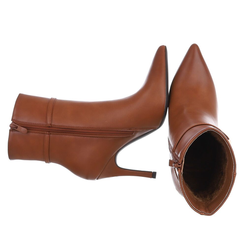 Ital-Design Eleganter Damen Stiefel mit Absatz günstig online kaufen