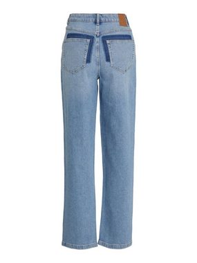 Vila Weite Jeans Kelly (1-tlg) Plain/ohne Details