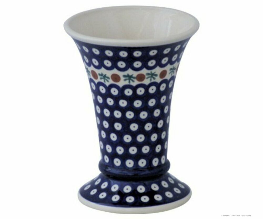 Bunzlauer Keramik Tischvase Bunzlauer Keramik 800ml Vase "Valentina" 19,5cm – Blumenvase, Dekor 41