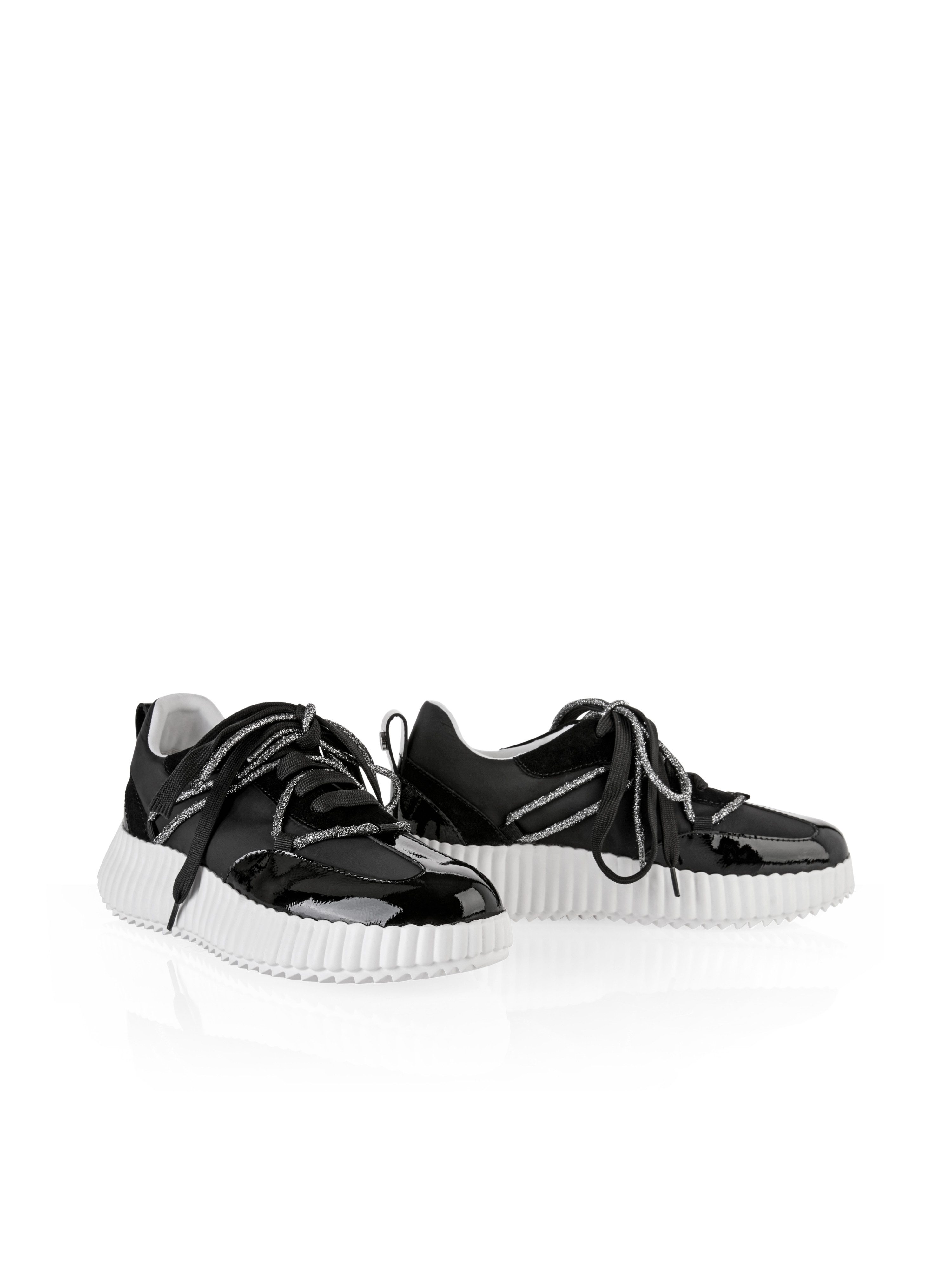 Marc Cain Sports Leo Hike Sneaker Schnürschuh, Plateauschuh mit Lederfutter günstig online kaufen