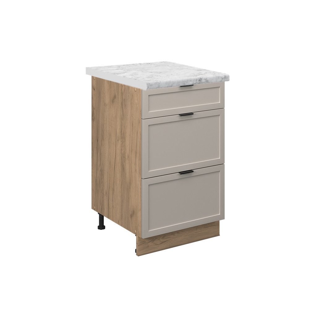 Vicco Unterschrank Fame-Line, GrauBeige/Goldkraft Eiche, 50 günstig online kaufen