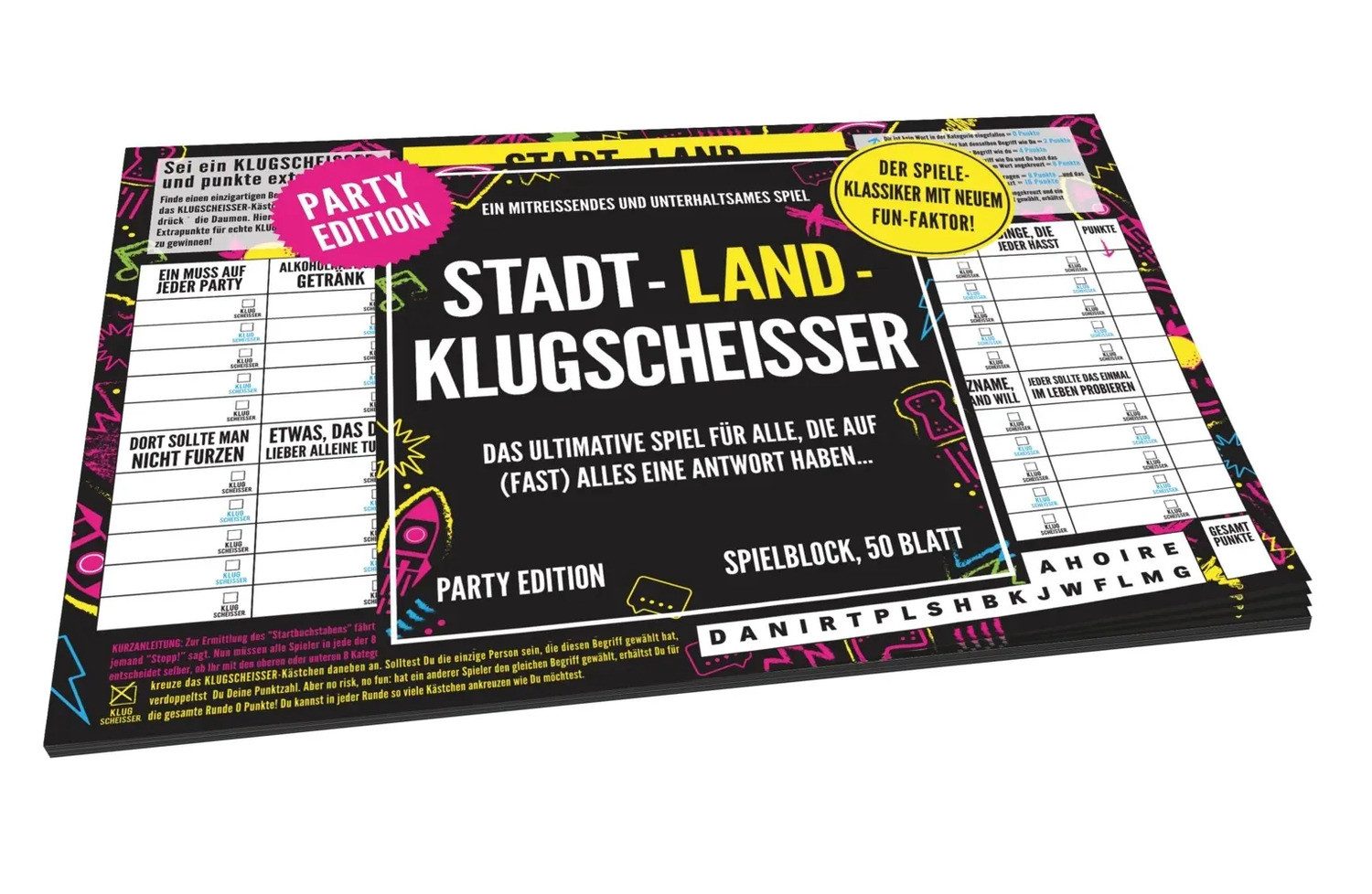 Spiel Spielblock Party (Spiel-Zubehör)