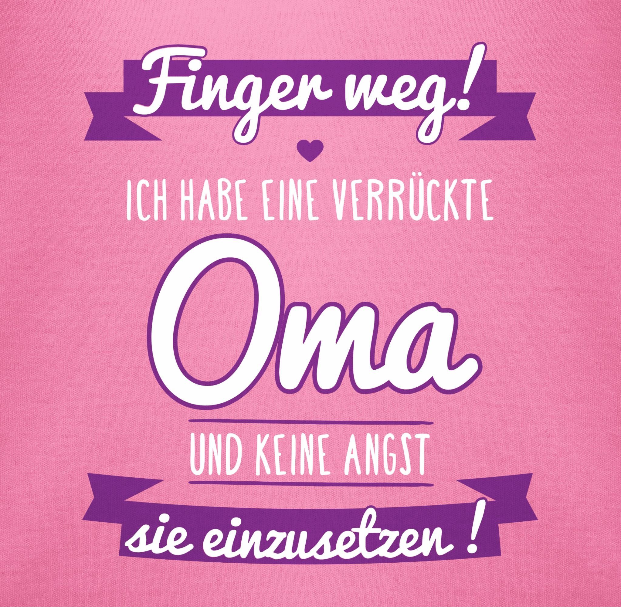 Oma habe eine verrückte Shirtracer Sprüche Ich Pink Baby Shirtbody 2