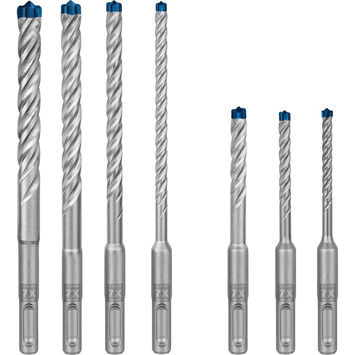 BOSCH Betonbohrer EXPERT Hammerbohrer SDS plus-7X 7tlg Set
