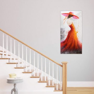 KUNSTLOFT Gemälde Miss Jones 60x120 cm, Leinwandbild 100% HANDGEMALT Wandbild Wohnzimmer