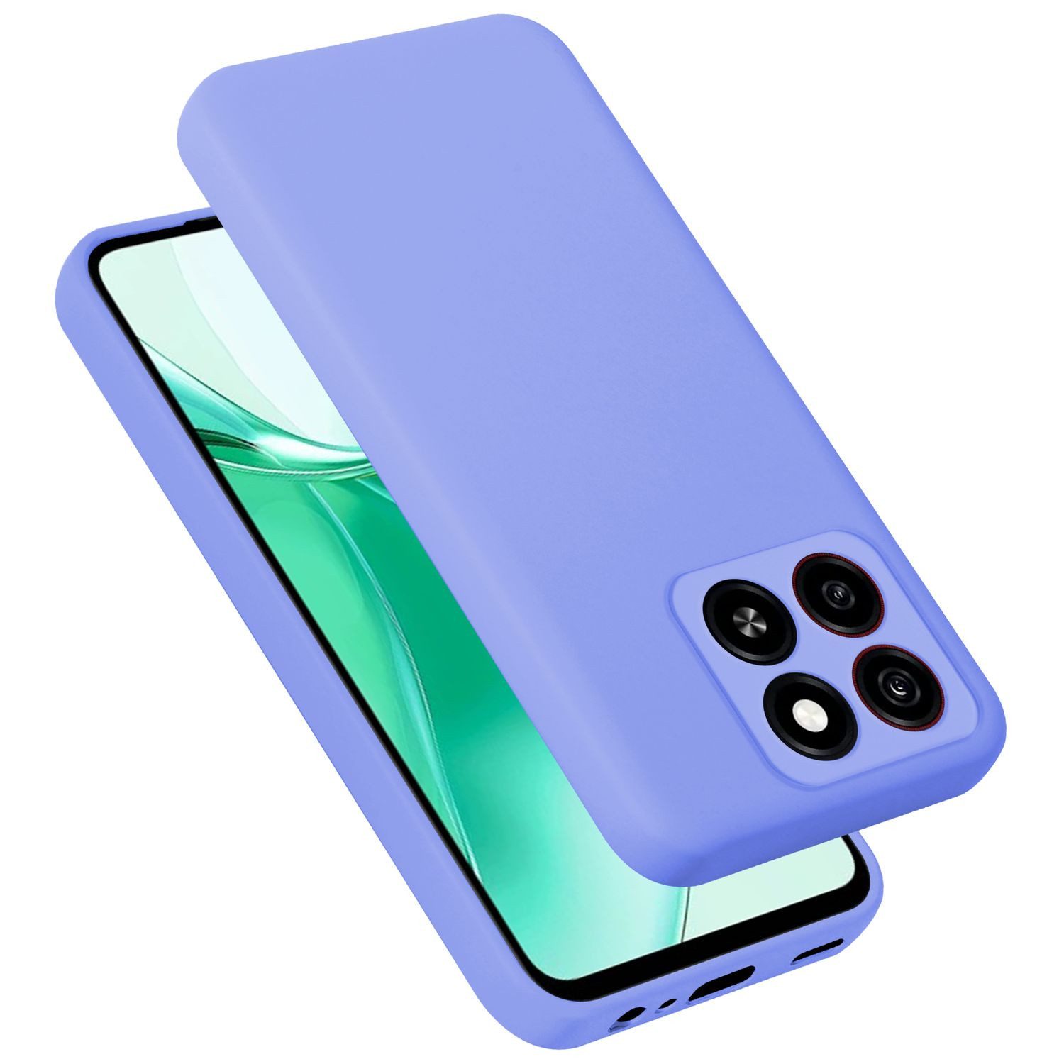 Cadorabo Handyhülle für ZTE Blade A35 / A55 Hülle ZTE Blade A35 / A55, Flexible Hülle TPU Silikon Schutzhülle Back Cover Case