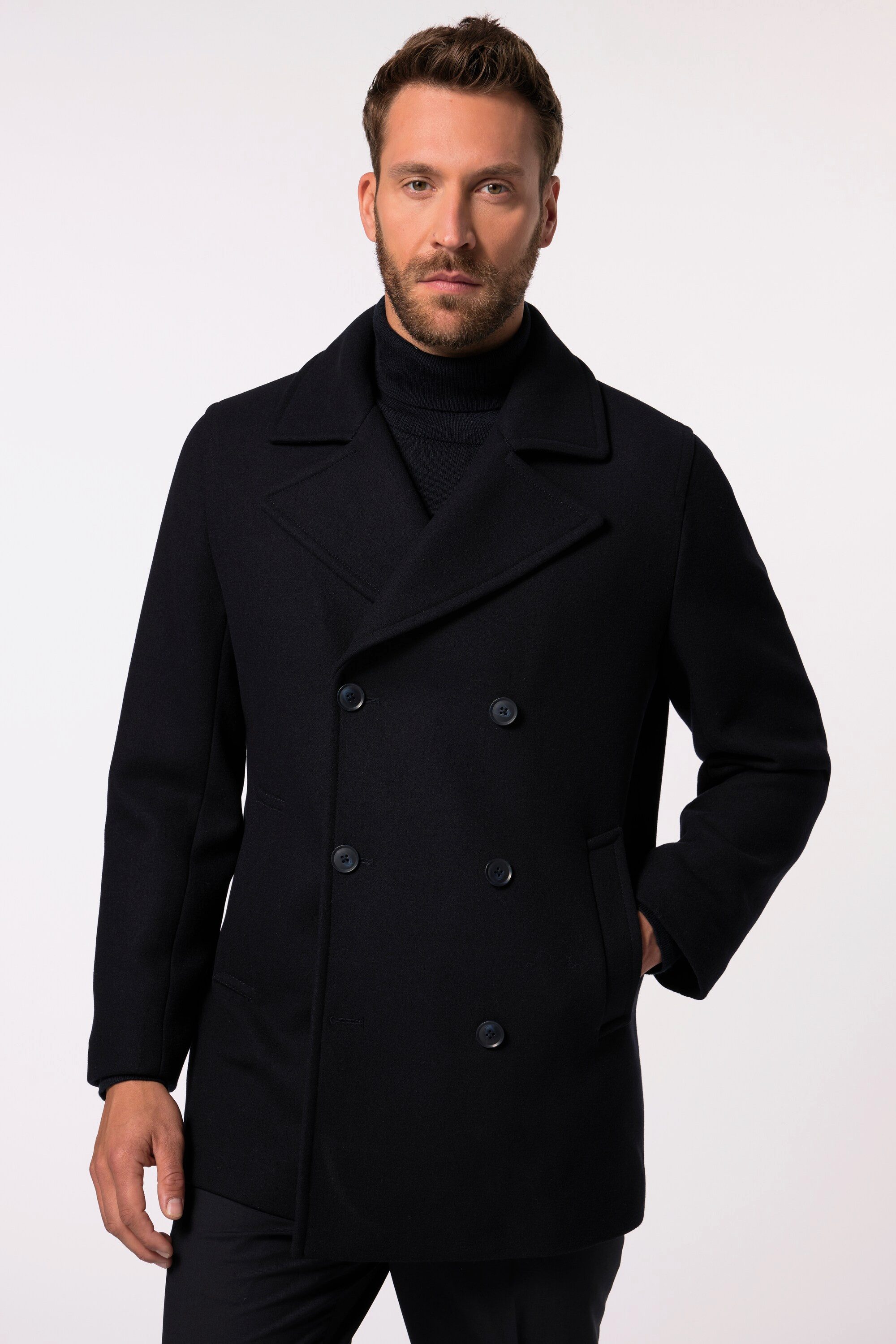 JP1880 Funktionsjacke JP 1880 Caban Woll-Mix doppelreihig bis 8 XL