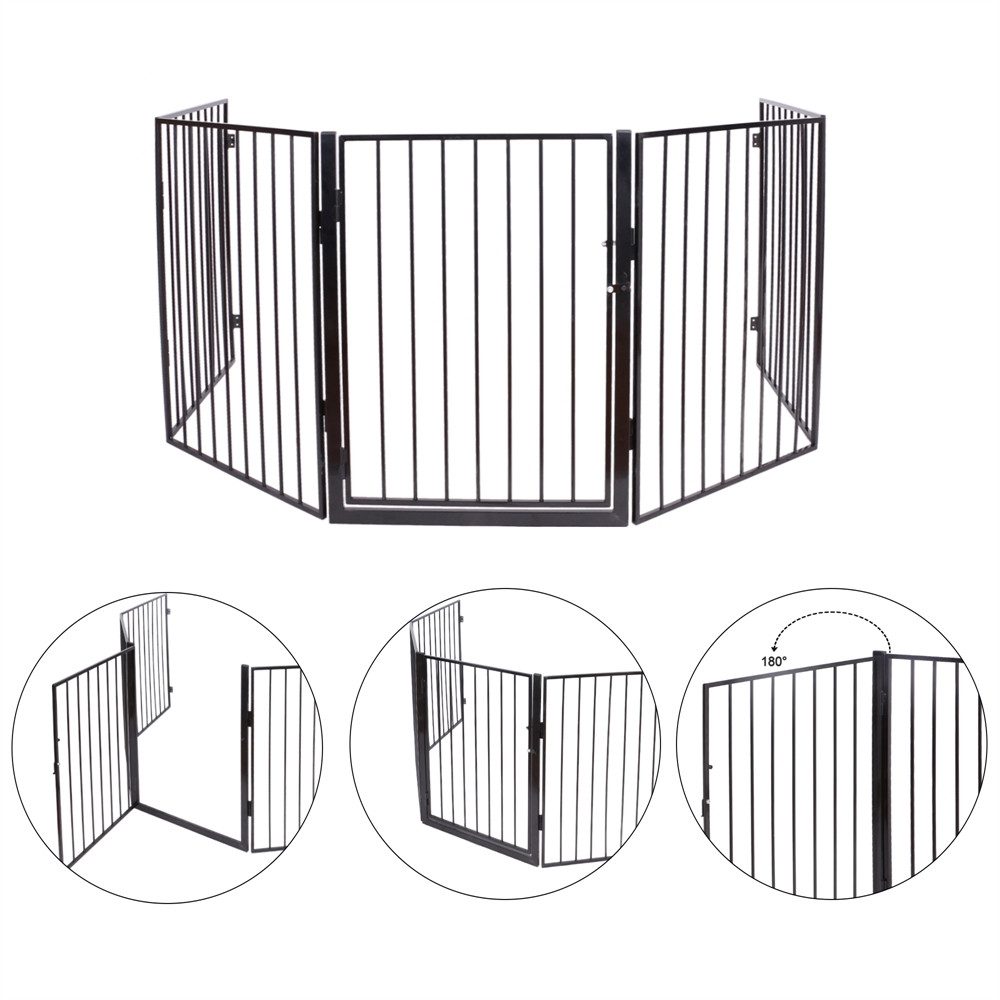 Treppenschutzgitter Ofenschutzgitter Kaminschutzgitter Metall Absperrgitter Schutzgitter