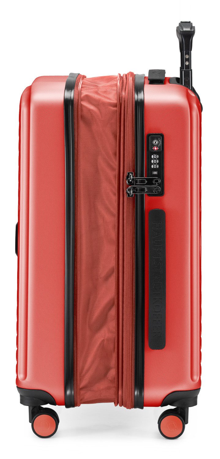 Hauptstadtkoffer Handgepäckkoffer Mitte, 4 Rollen, Handgepäck erweiterbar max. 55 L, TSA