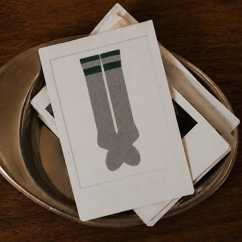 HerzSticht Trachtensocken Herren Lange Trachtensocken (Modell: Wiesendistel) (1-Paar)