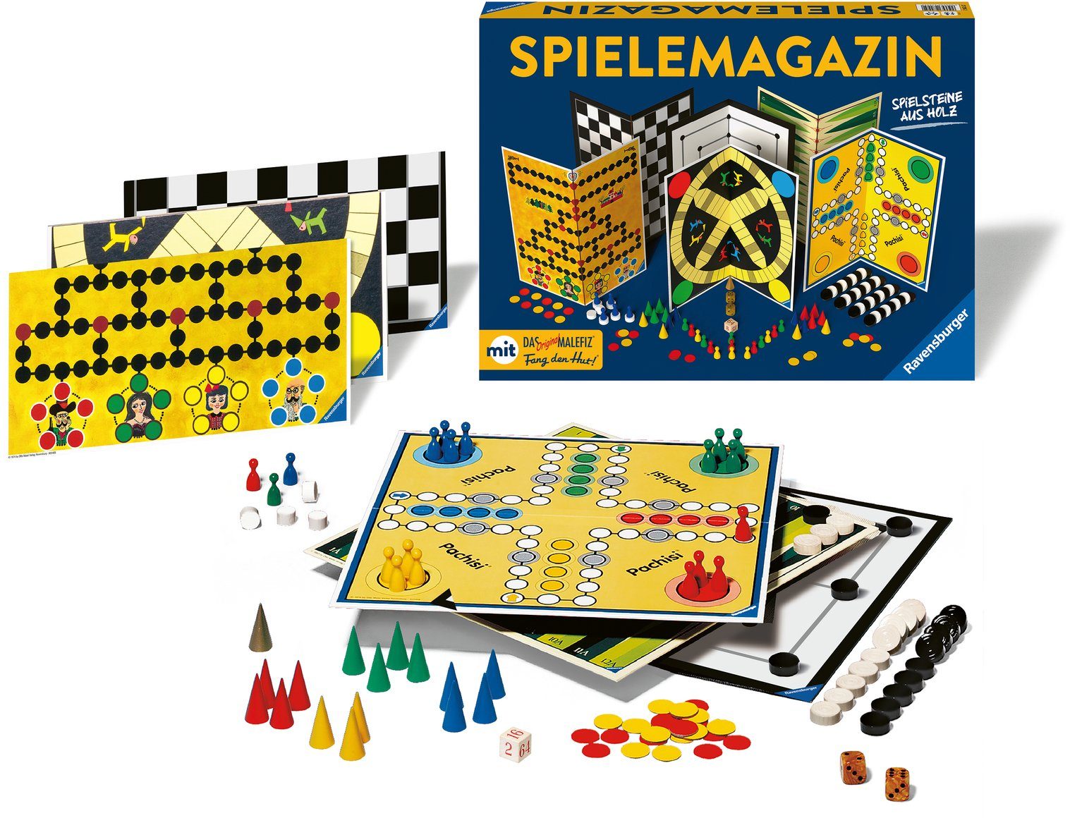 Ravensburger Spielesammlung, Spiele-Magazin, Made in Europe, FSC® - schützt Wald - weltweit