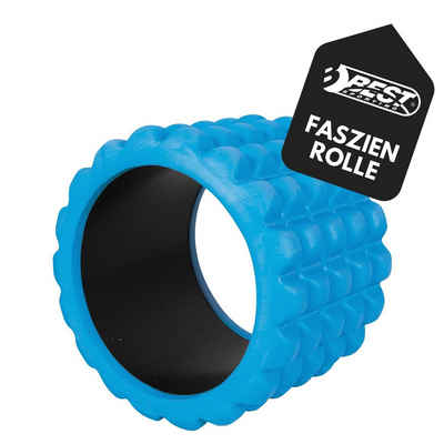 Best Sporting Pilatesrolle Mini Faszienrolle Rücken 10cm I Faszienroller in blau I Pilates Rolle 300g I Rückenrolle Ø14cm I Schaumstoffrolle für Beweglichkeit und Durchblutung I Foam Roller aus Eva-Schaum, Schaumstoffrolle für Beweglichkeit und Durchblutung