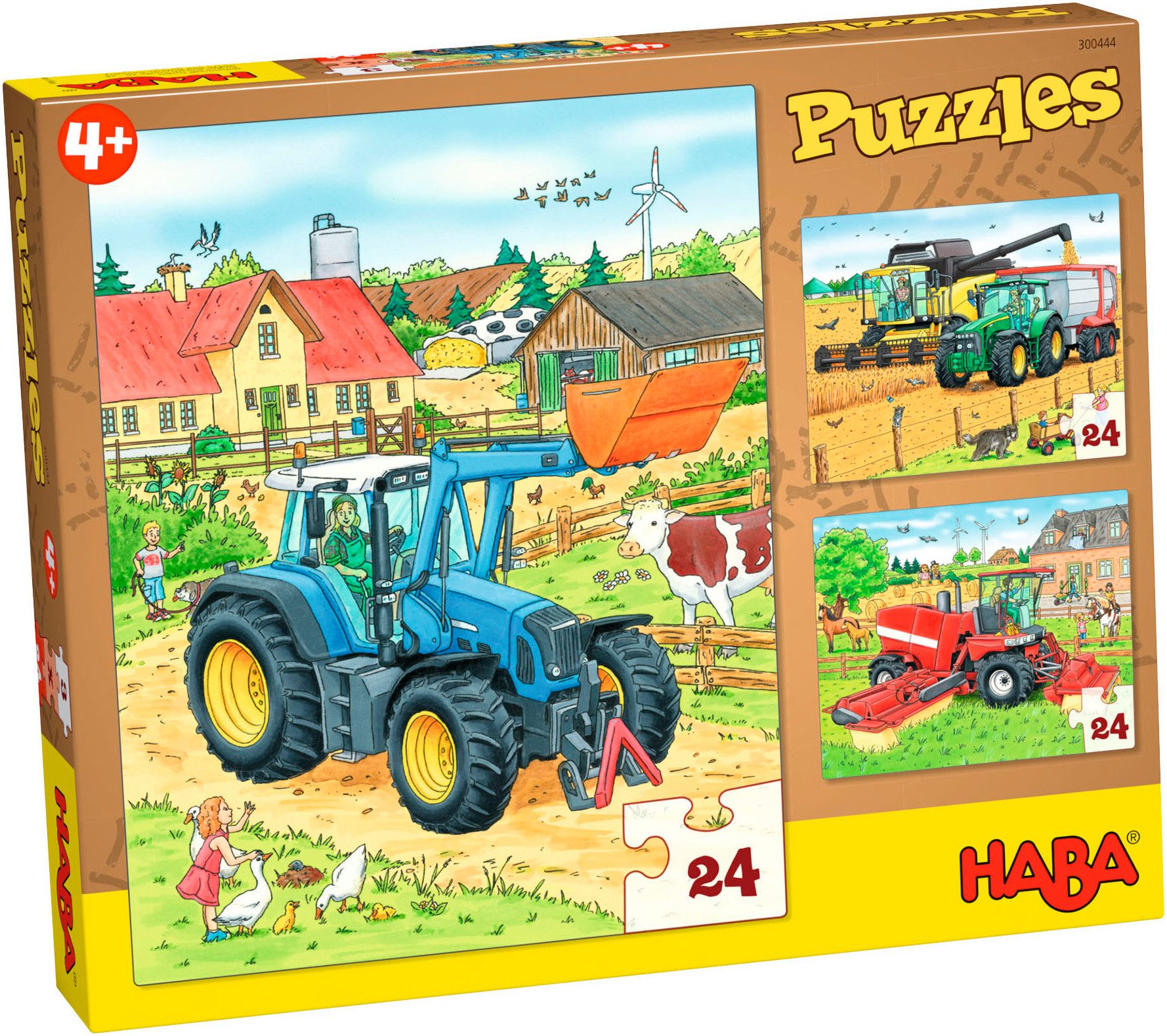 Haba Puzzle Traktor und Co., 72 Puzzleteile günstig online kaufen