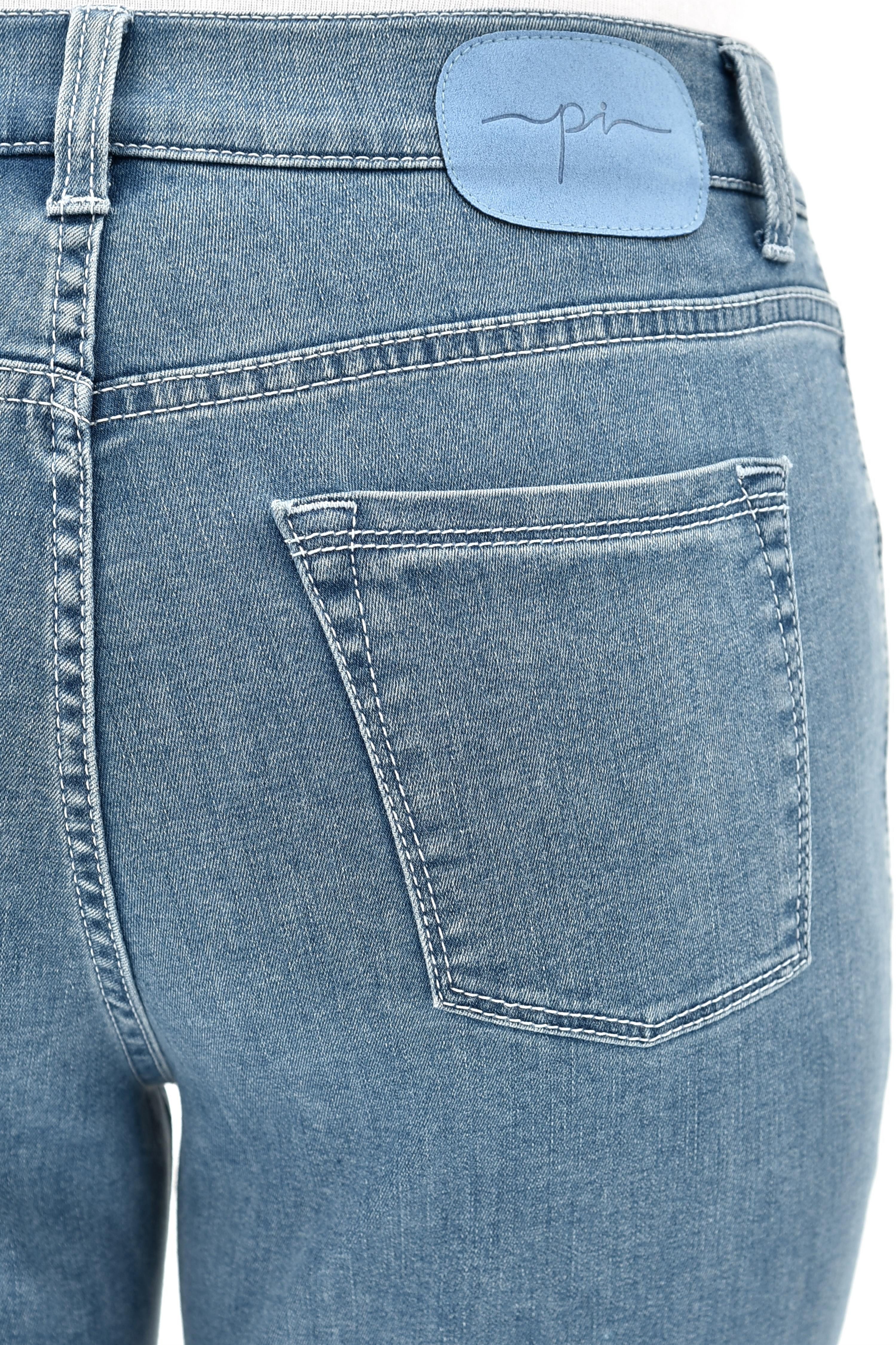 Project Indigo Stretch-Jeans PROJECT INDIGO WS 10.0 light blue stonewash 8100 4176.6841