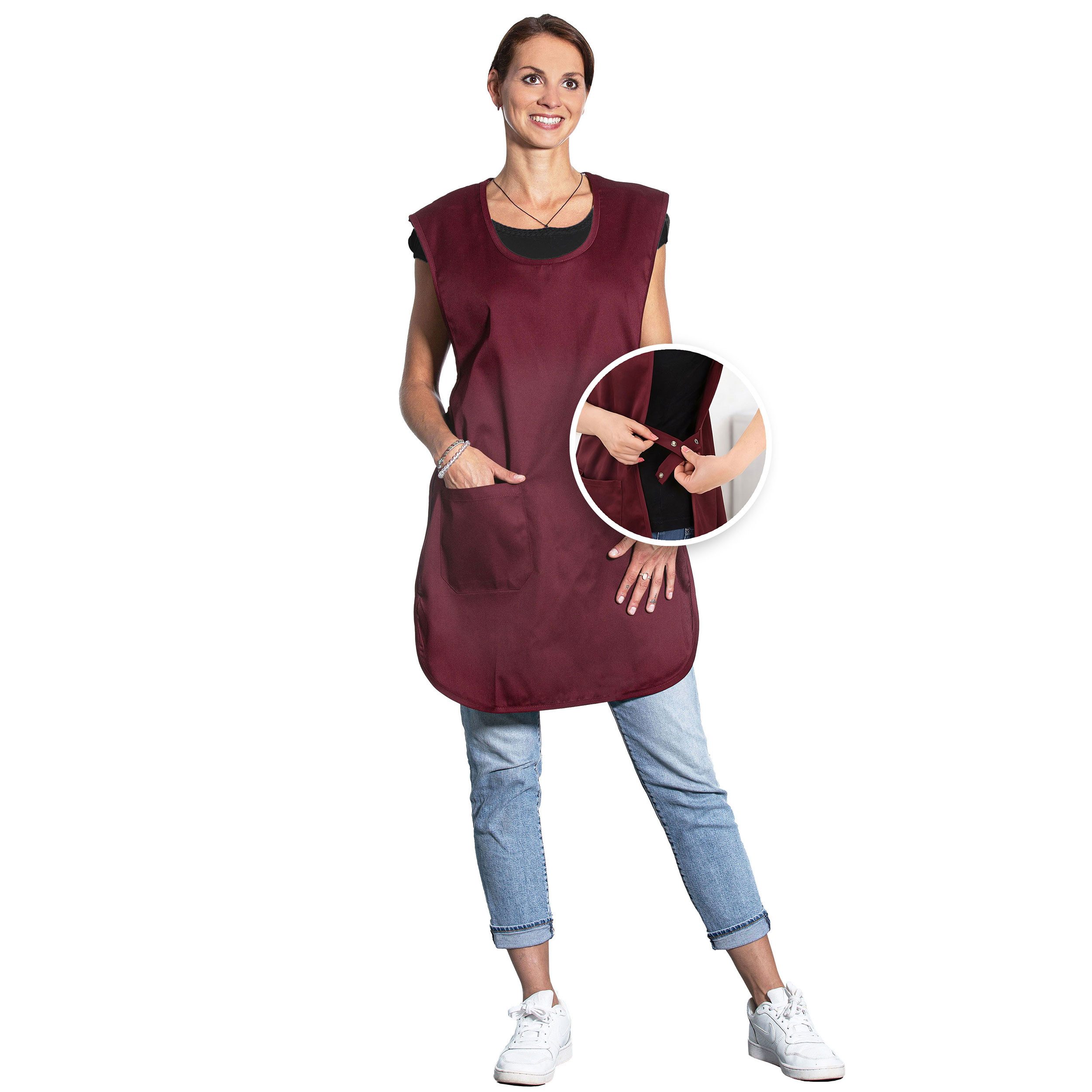 ZOLLNER Kochschürze, (1-tlg), 37 x 27 cm, 65% Polyester, 35% Baumwolle