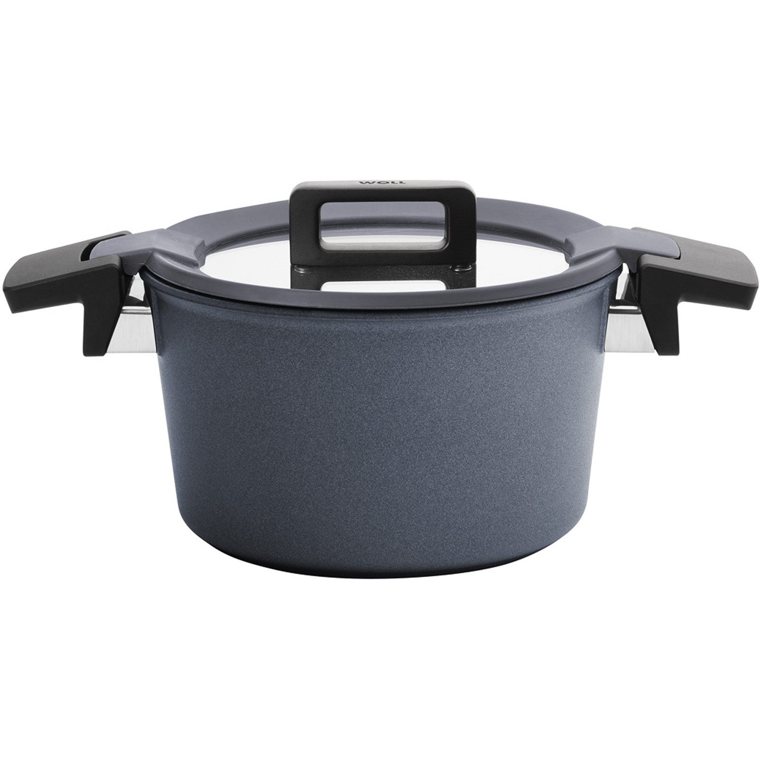 WOLL Kochtopf Concept Plus Topf inkl. Siebeinsatz, Aluminium (3-tlg), Spülmaschinengeeignet, NICHT Induktionsgeeignet