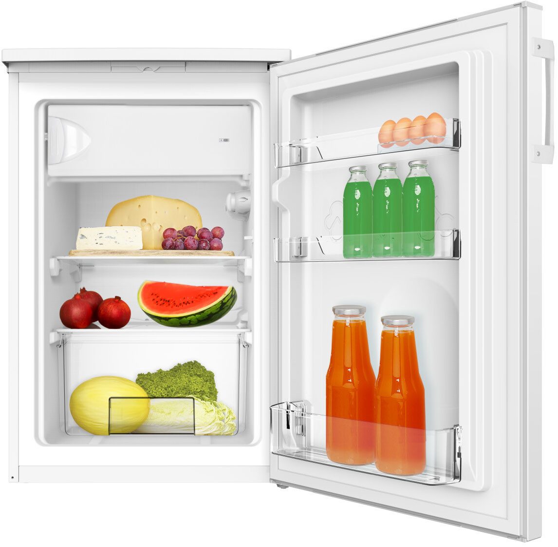 Amica Kühlschrank KS 361 300 W, 84,5 cm hoch, 54,9 cm breit