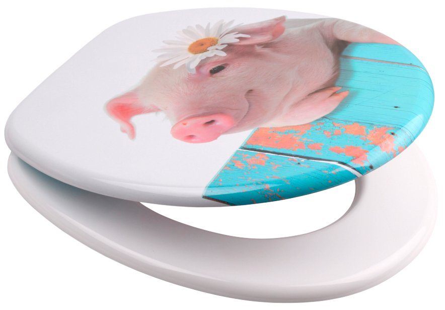 Sanilo WC-Sitz »Schwein«, mit Absenkautomatik-HomeTrends