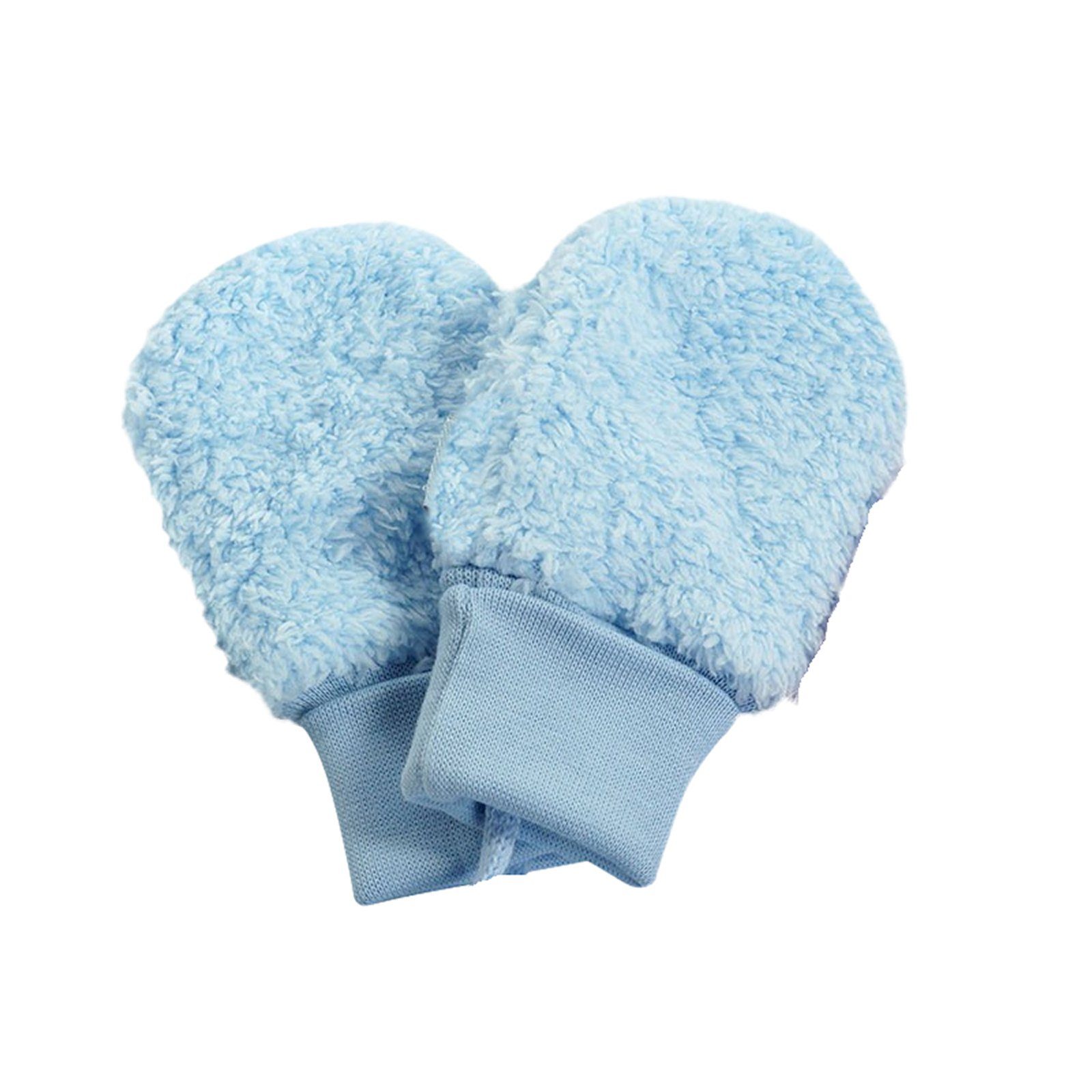 F.P.H. Fausthandschuhe Blau Fäustlinge Babyhandschuhe Maja