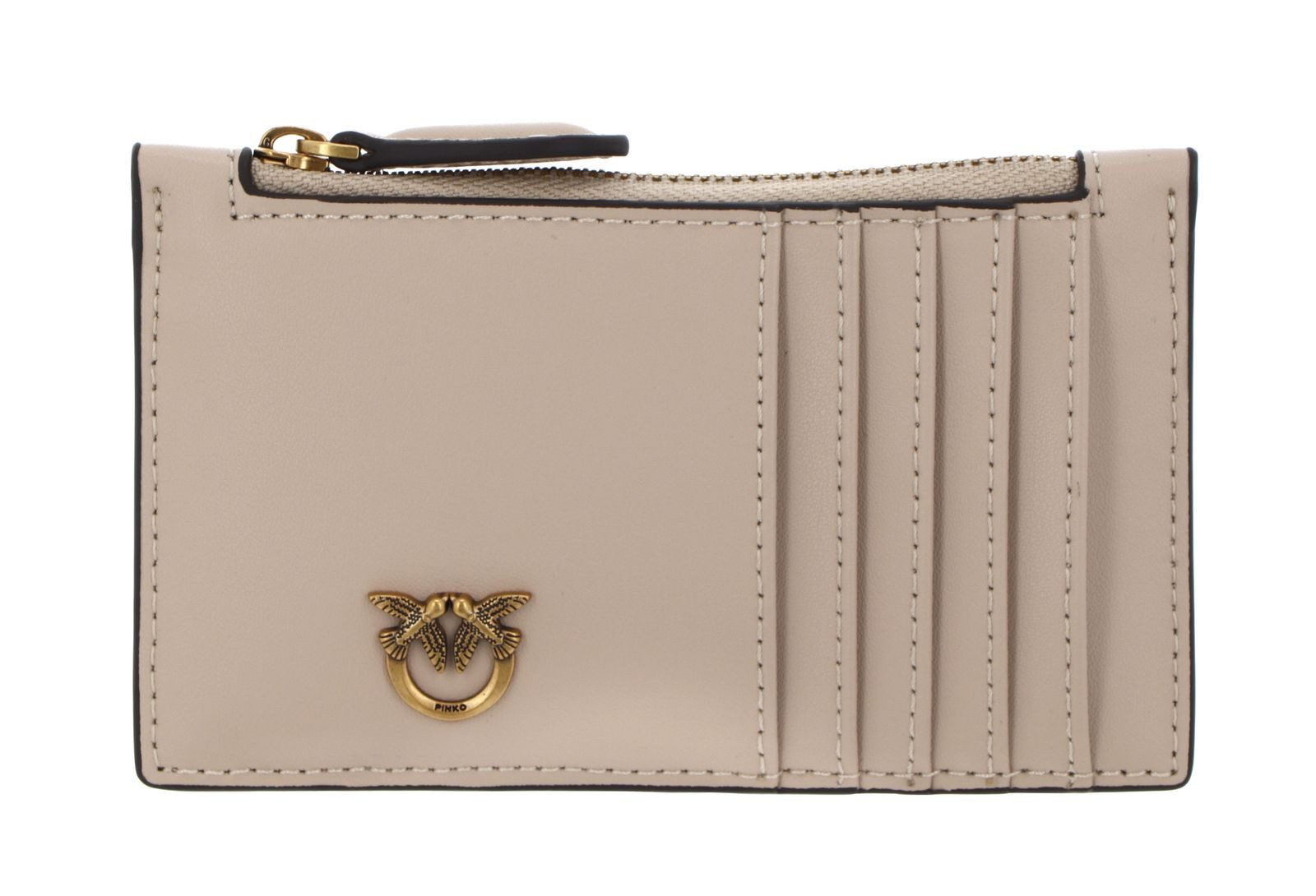 PINKO Kartenetui Cardholder, aus echtem Rindsleder