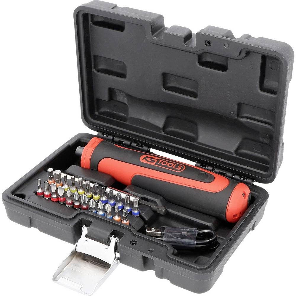 KS Tools Akku-Schrauber 515.6550 Akku-Schraubendreher, inkl. Bit-Set