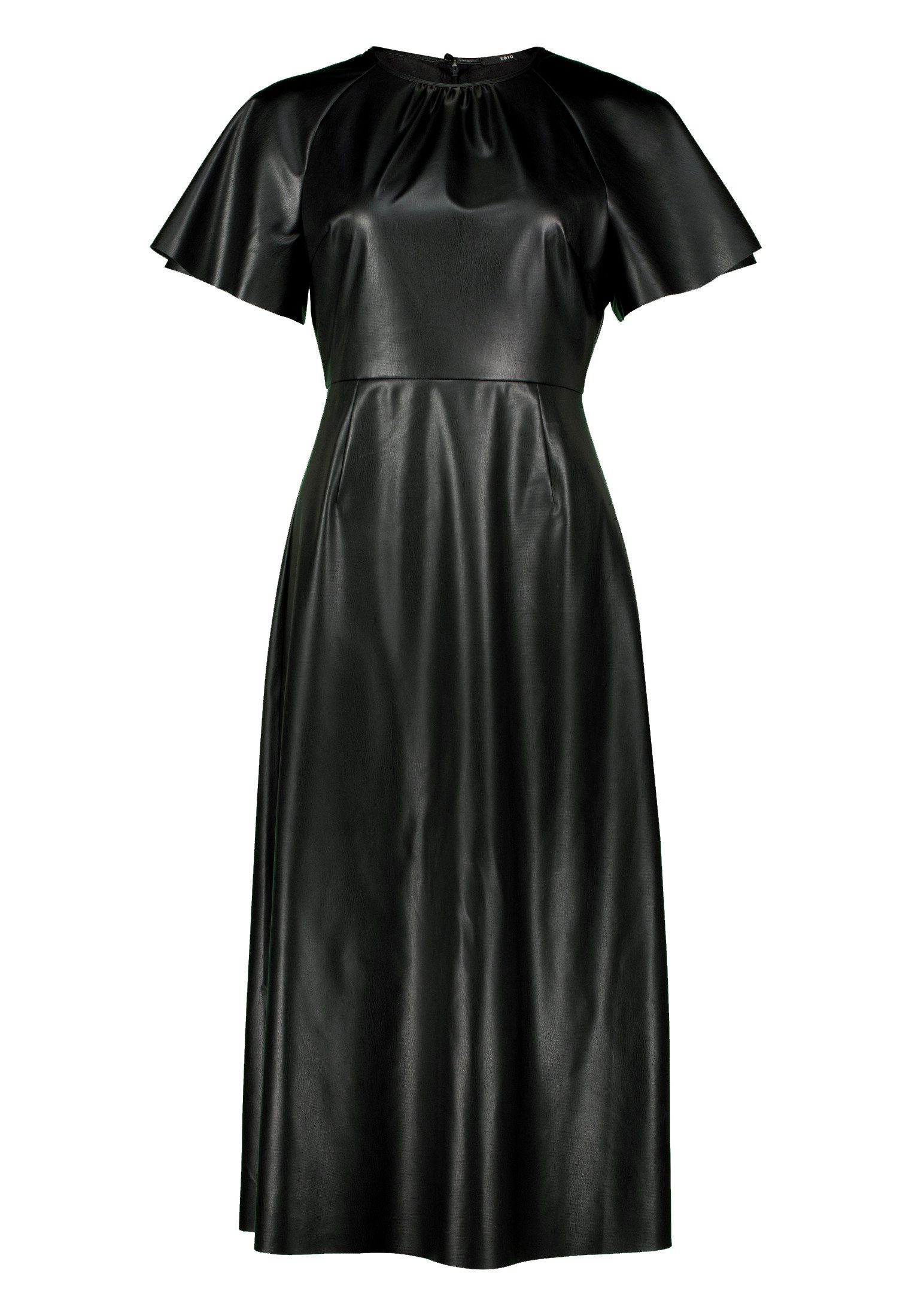 Zero Midikleid Damen Midikleid in Lederoptik günstig online kaufen