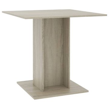 vidaXL Esstisch Esstisch Sonoma-Eiche 80x80x75 cm Holzwerkstoff (1-St)