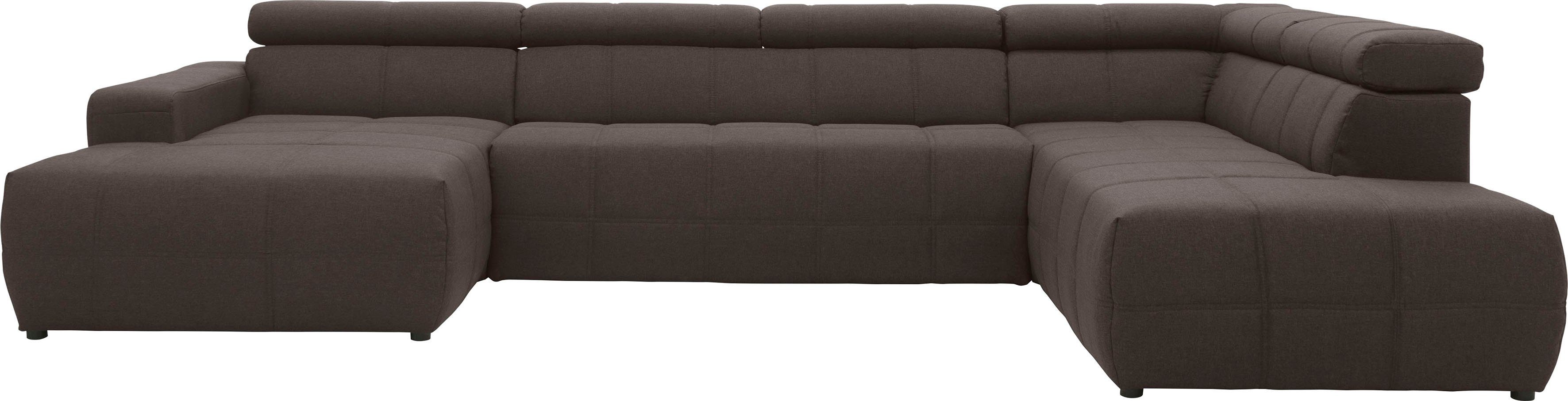 DOMO collection Wohnlandschaft "Brandon, whlw. mit Sitztiefenverstellung, w günstig online kaufen