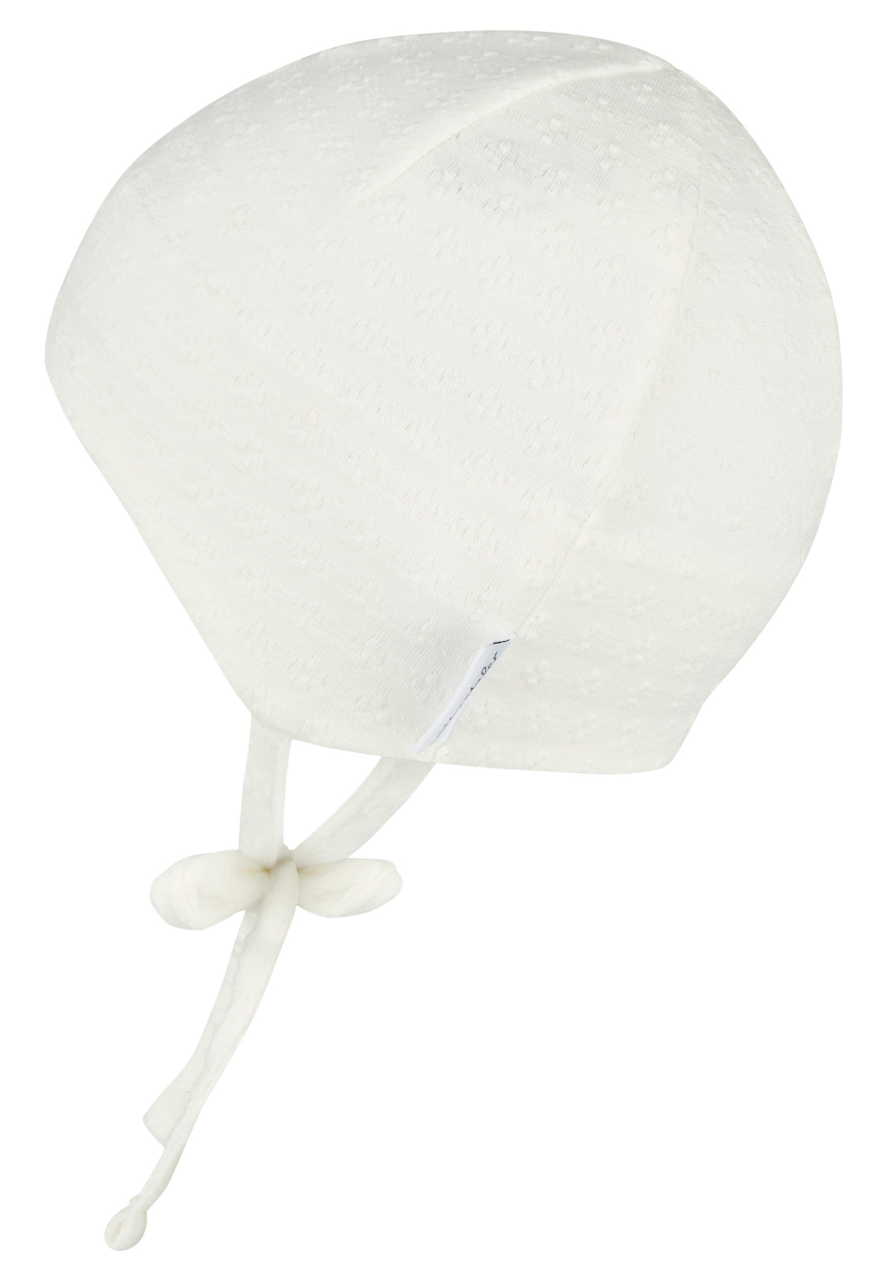 Sterntaler® Beanie UV-Schutz 50+ Beanie Struktur (1-St) Beanie aus Viskosemix mit Struktur, Ohrenklappen & Bindeband