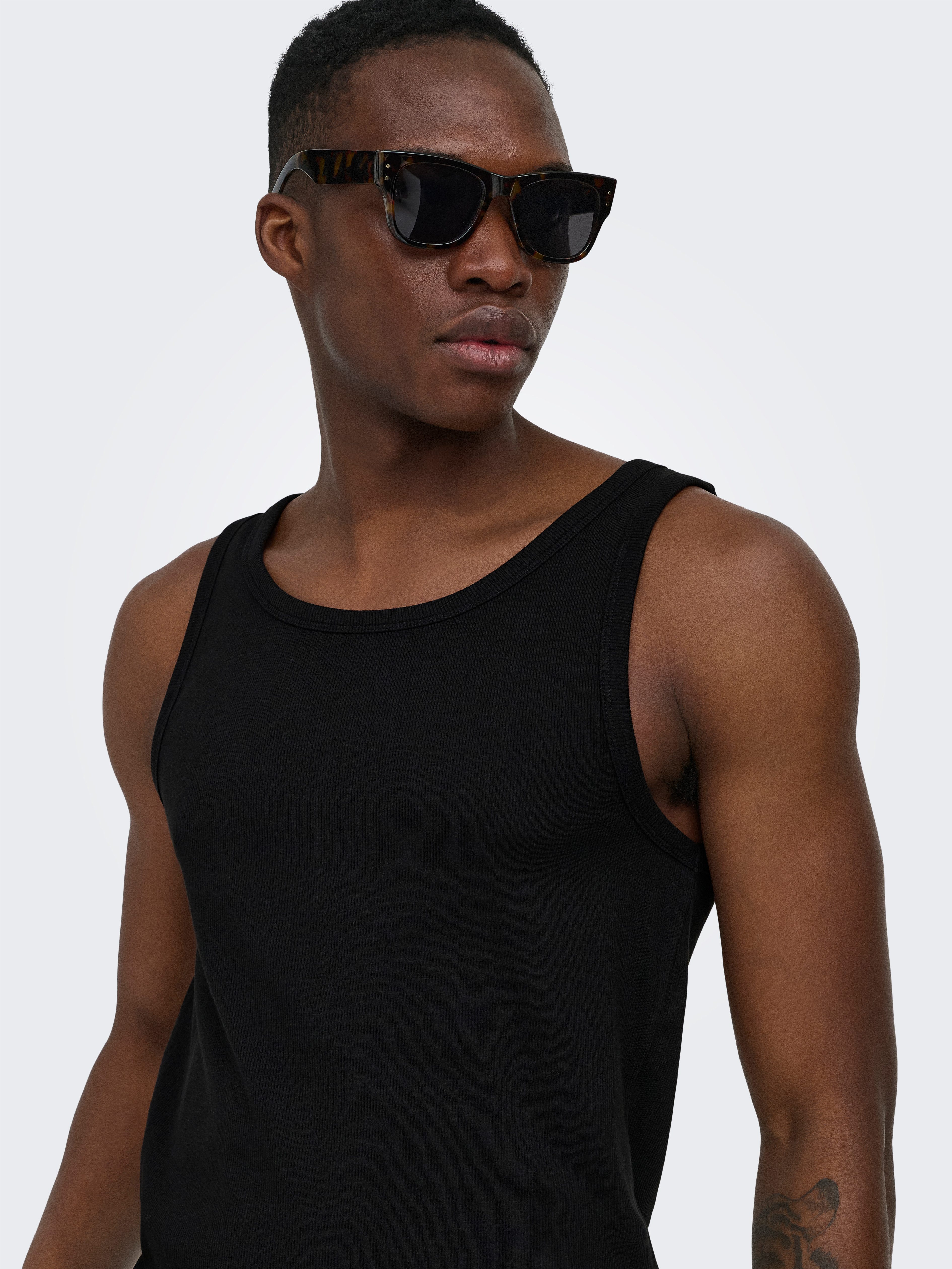ONLY & SONS Rundhalsshirt ONSTANNER REG SL TANK TOP NOOS – Bild 4 von 5