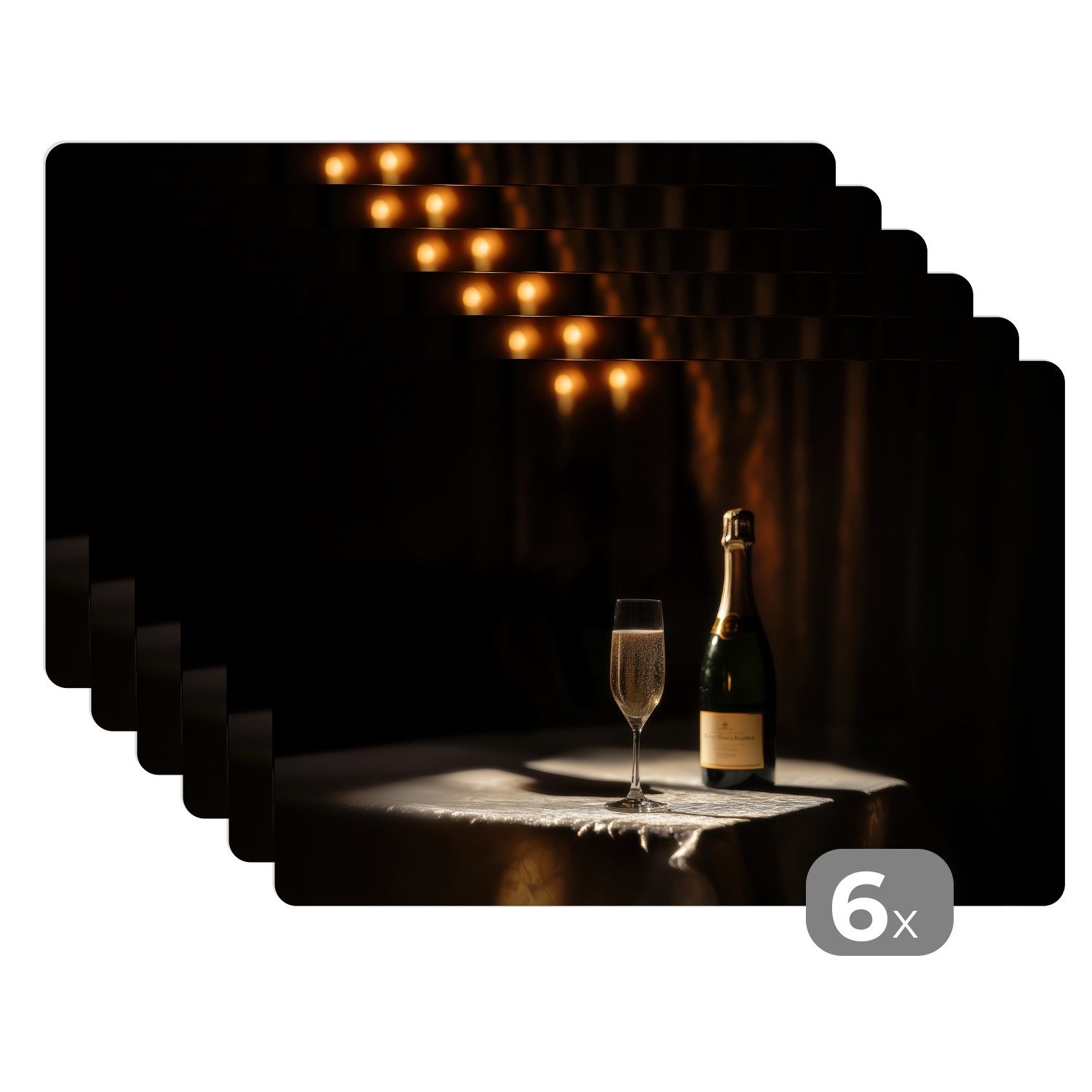 MuchoWow Platzset Prosecco - Seifenblasen - günstig online kaufen