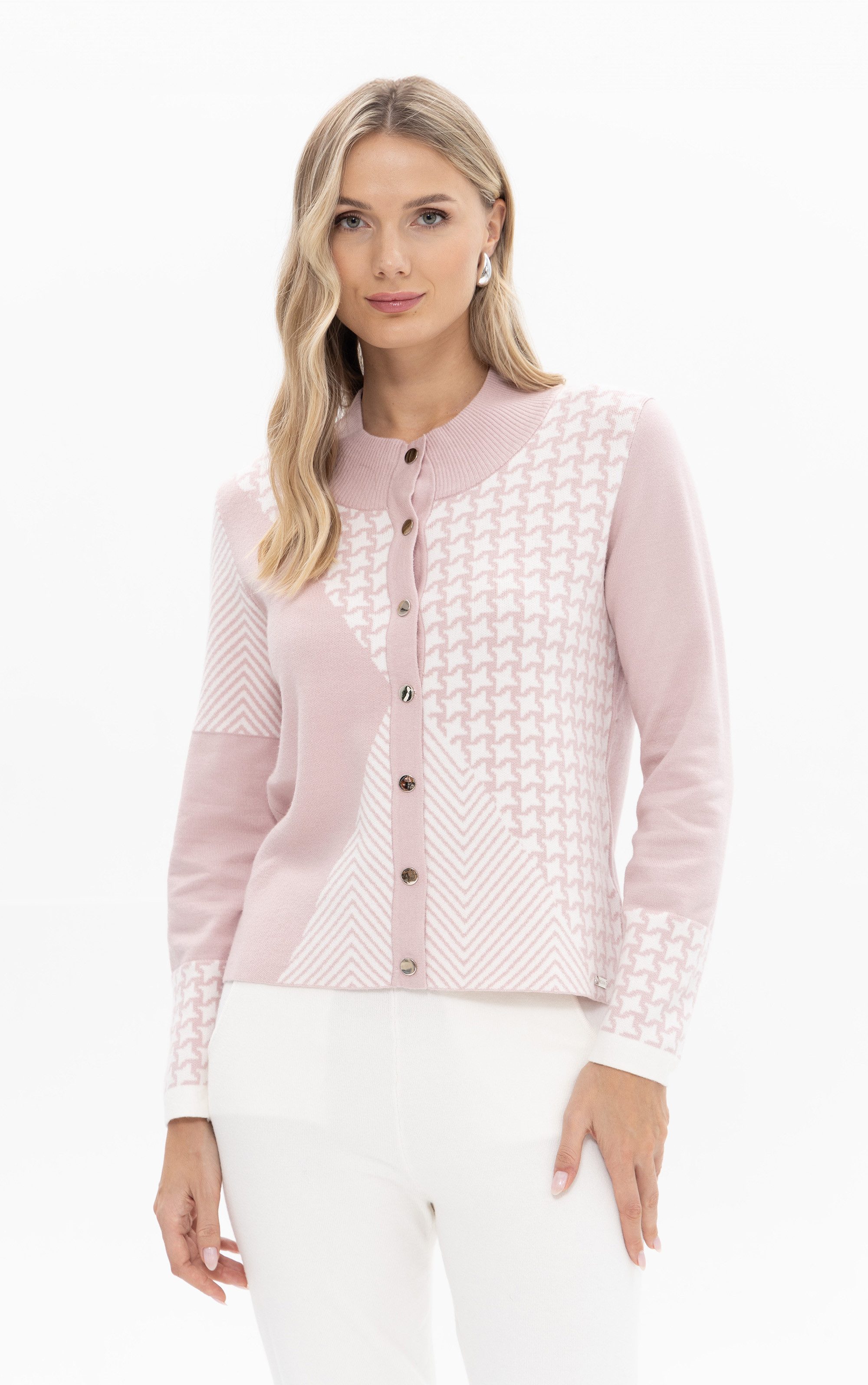 Passioni Cardigan mit abstraktem Muster günstig online kaufen