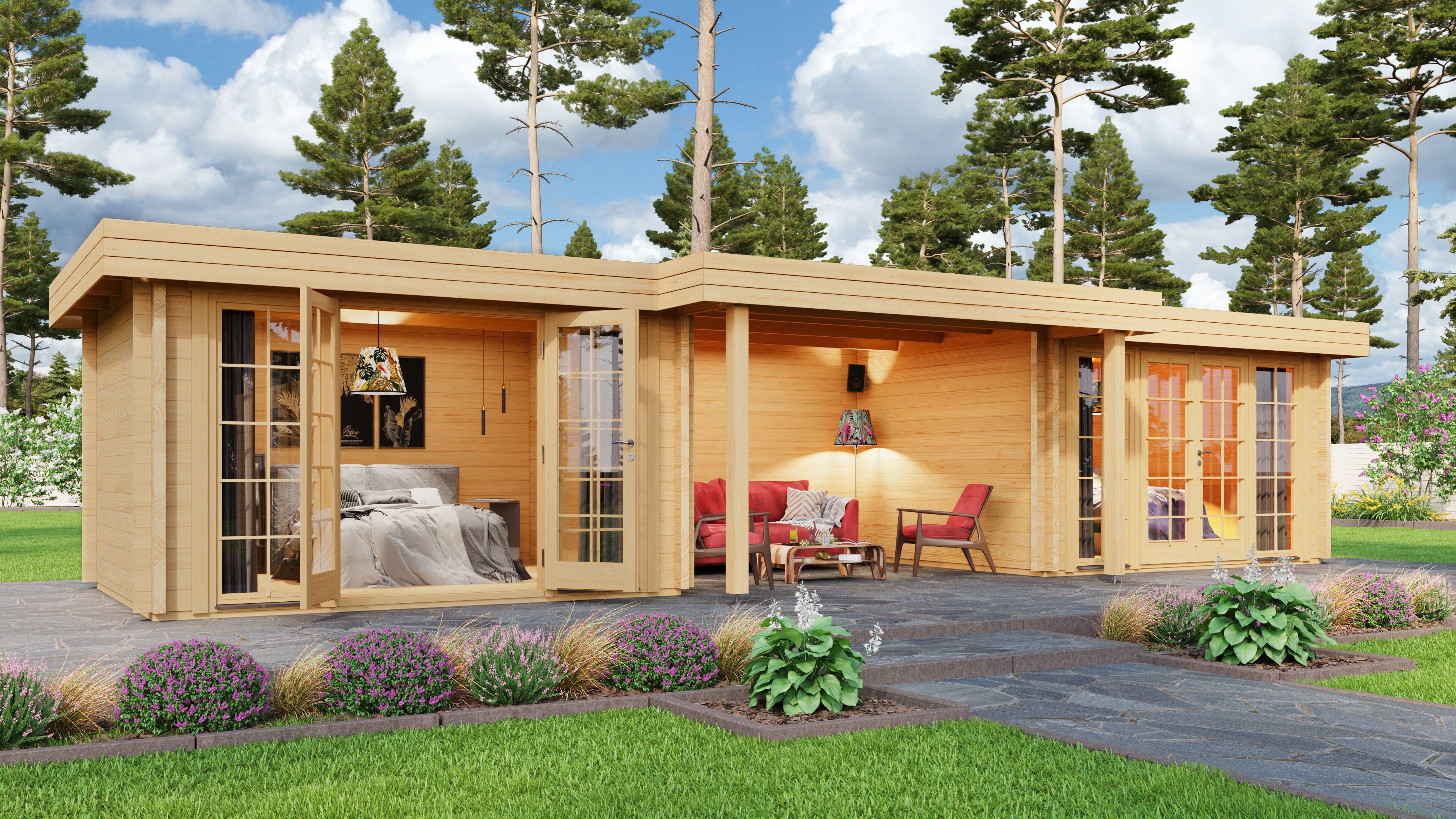Fjordholz Gartenhaus Yuna 70 A