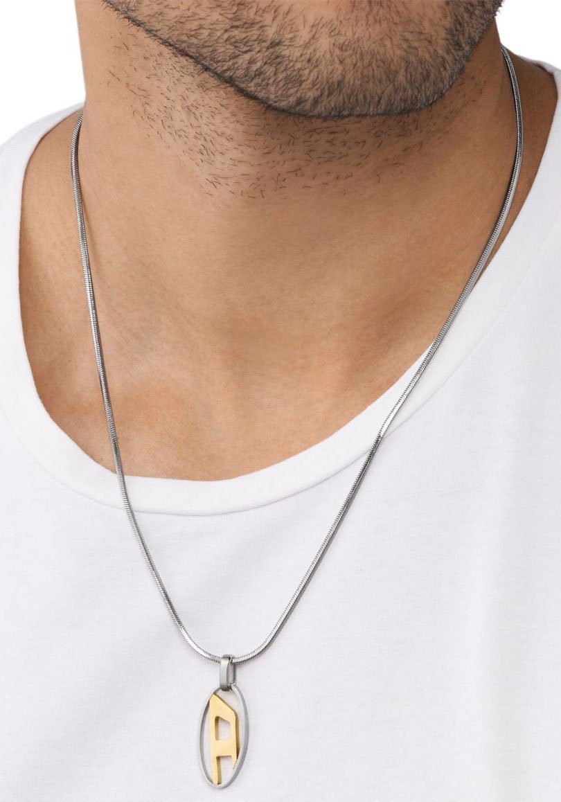 Diesel Kette mit Anhänger Schmuck Edels...
