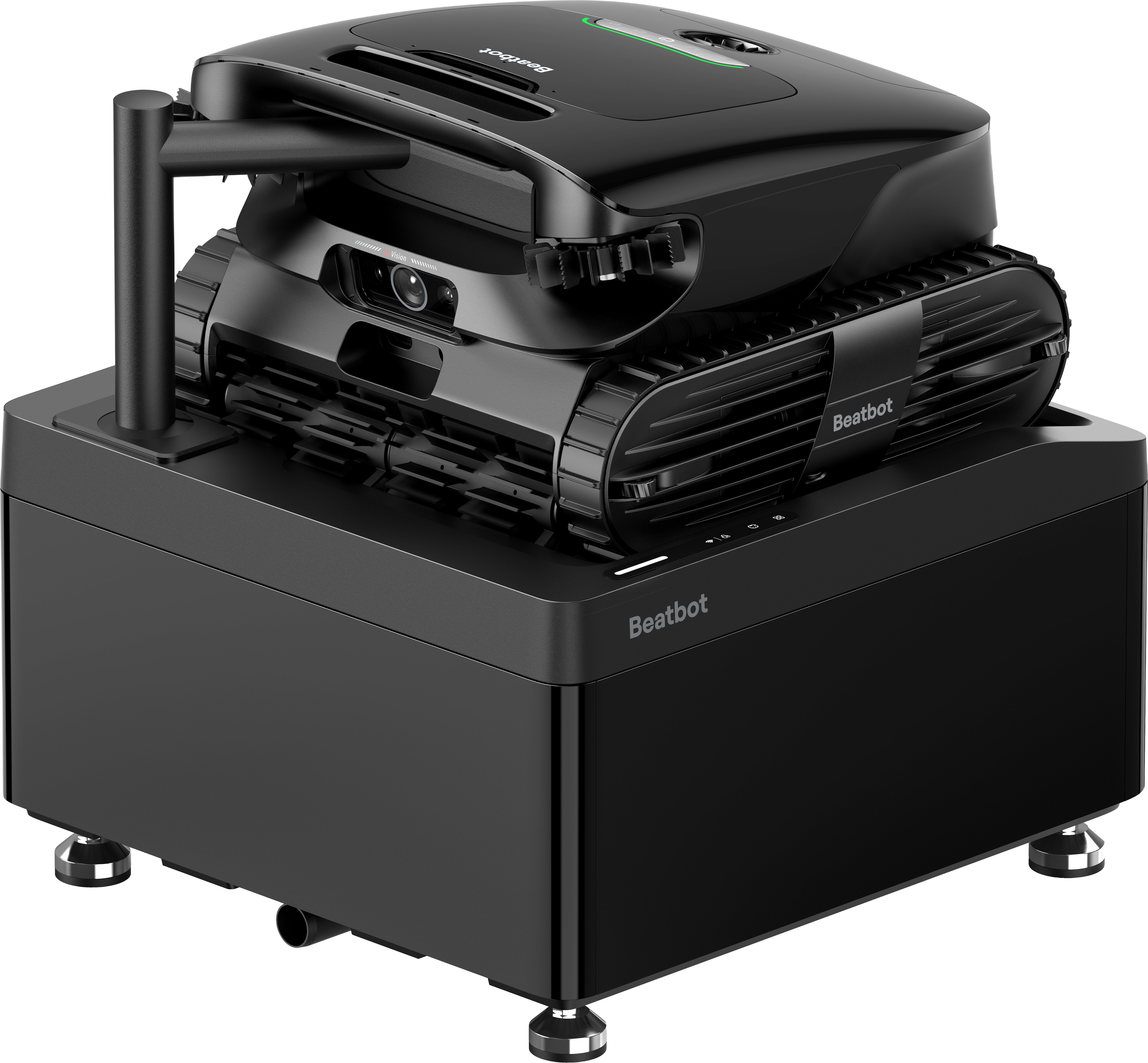 Beatbot Poolbodensauger AquaSense X, AstroRinse™-Station reinigt den Filter in nur 3 Minuten