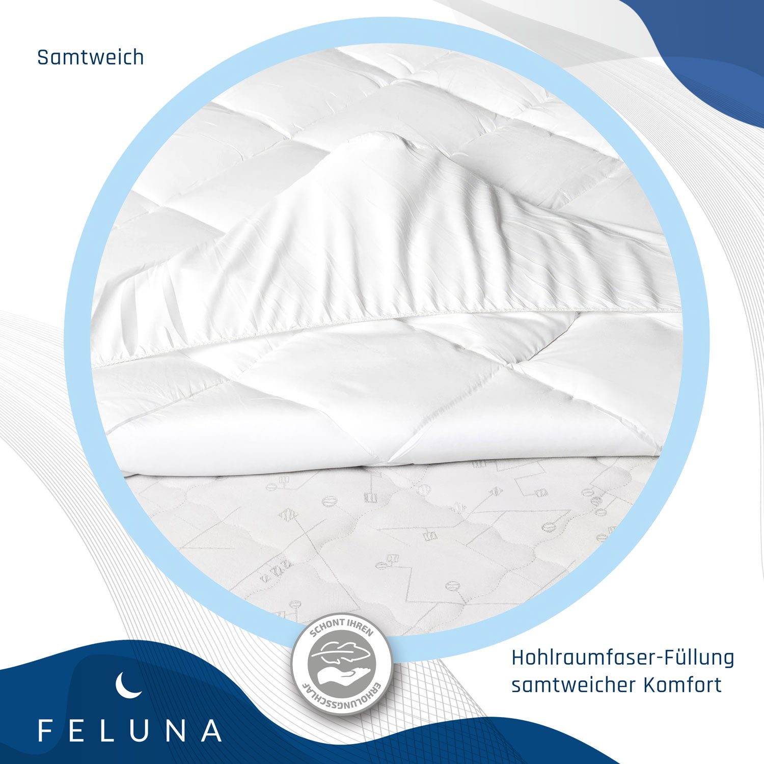 Feluna Bettdecke + Topper Mikrofaser Matratzen-Unterlage, günstig online kaufen
