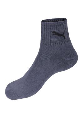 PUMA Sportsocken short crew (3-Paar) mit klassischer Rippe