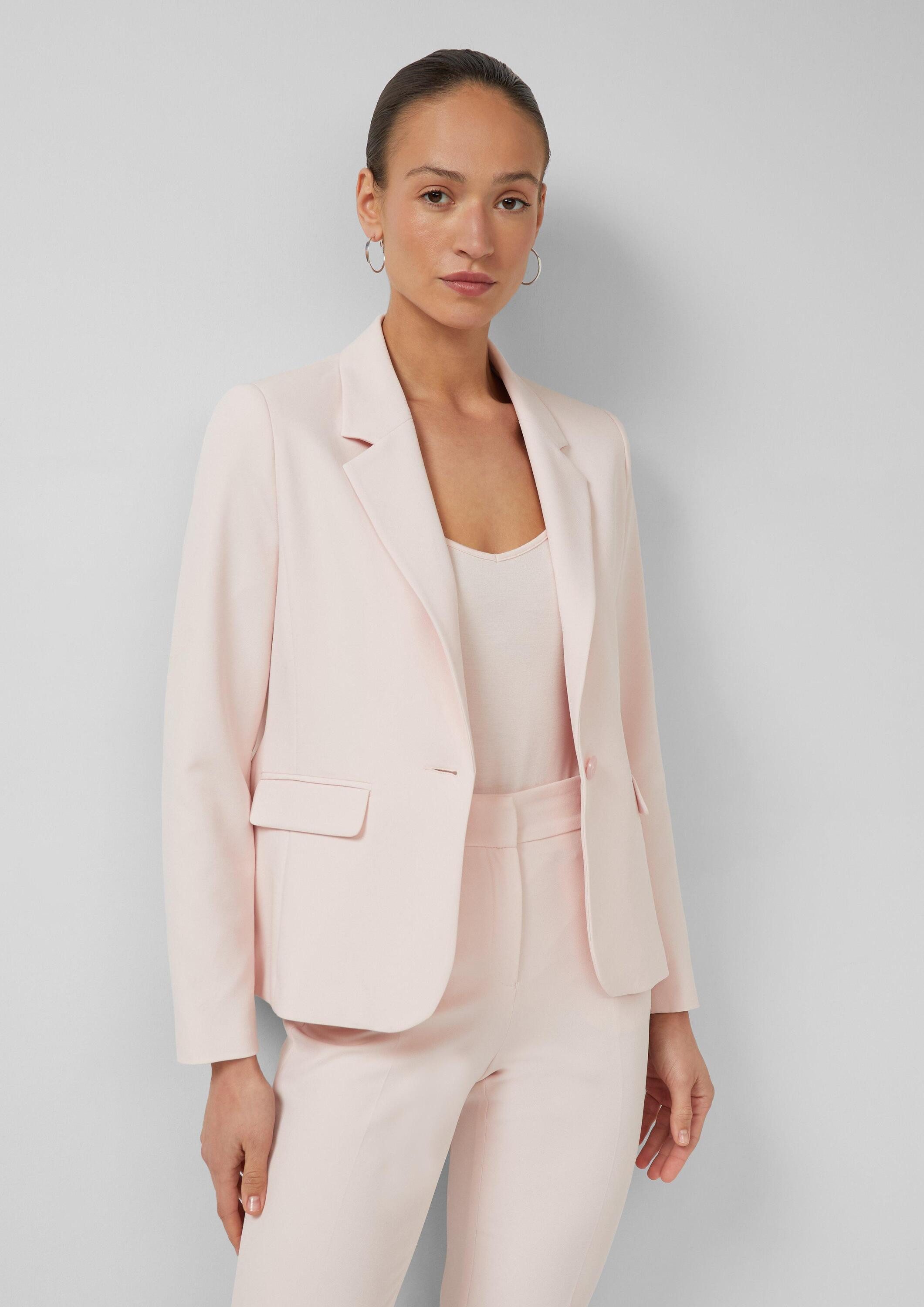 s.Oliver Jackenblazer Indoor-Blazer Eleganter Slim-Fit Blazer aus Twill mit Pattentaschen