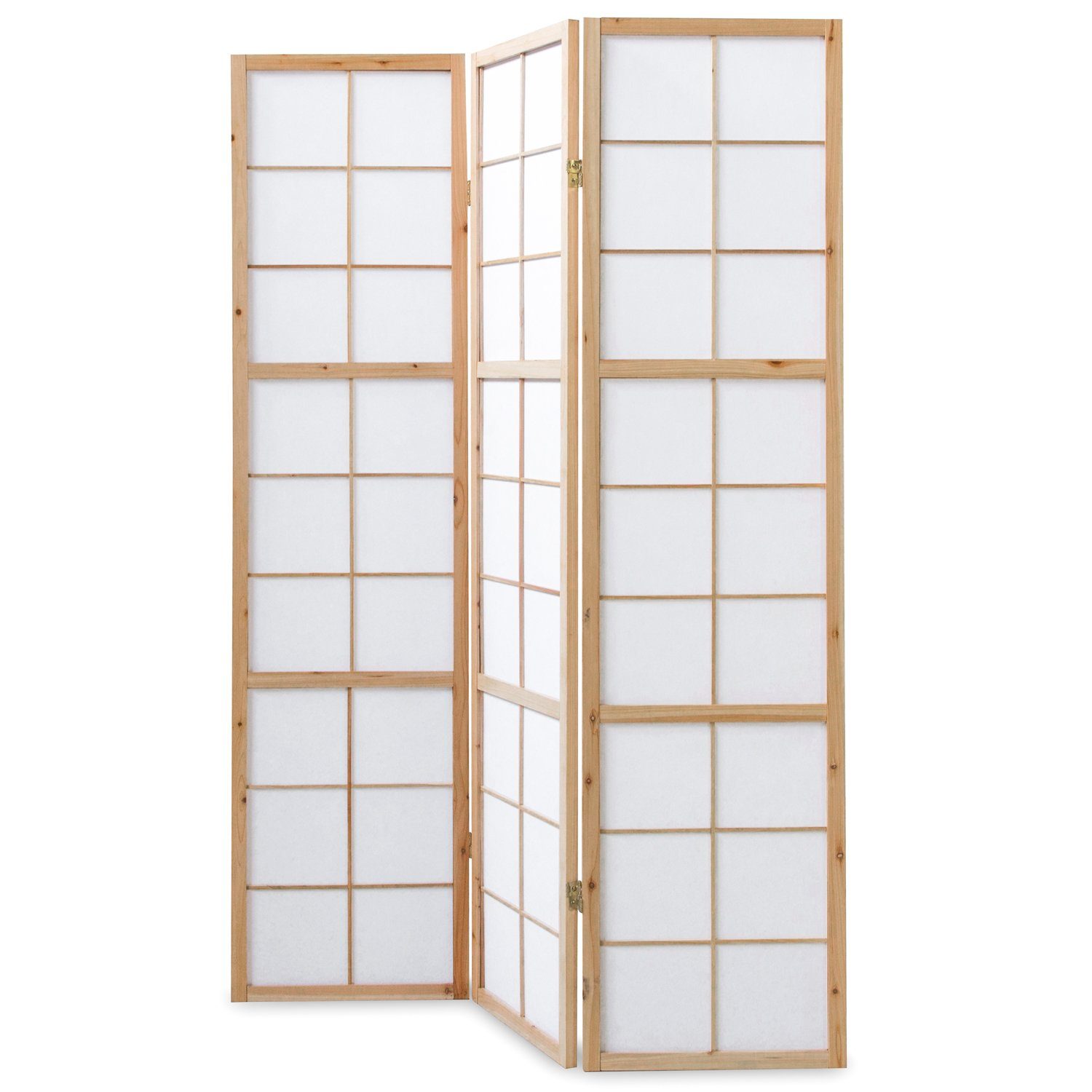 Homestyle4u Paravent Holz Raumteiler Trennwand Shoji günstig online kaufen