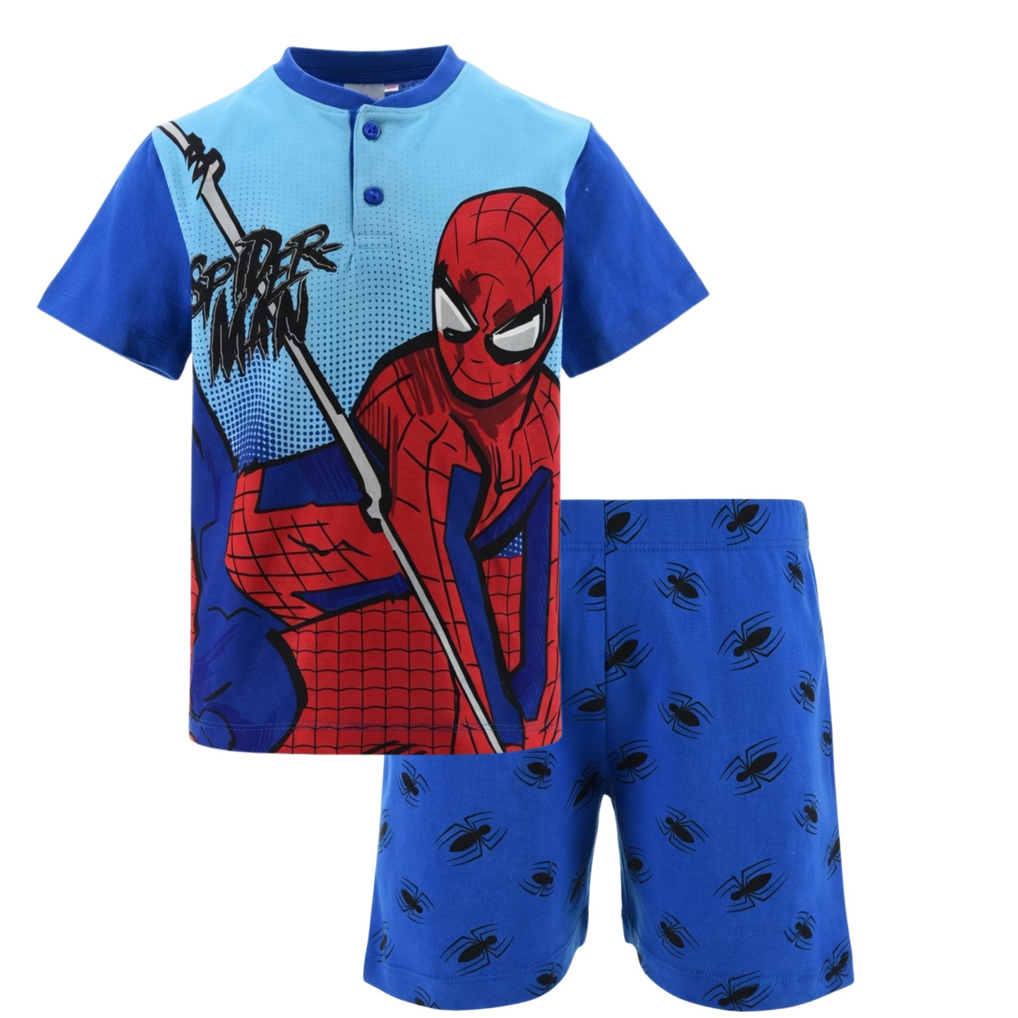 Spiderman Schlafanzug Spiderman Kurzer Schlafanzug Jungen (Spiderman)