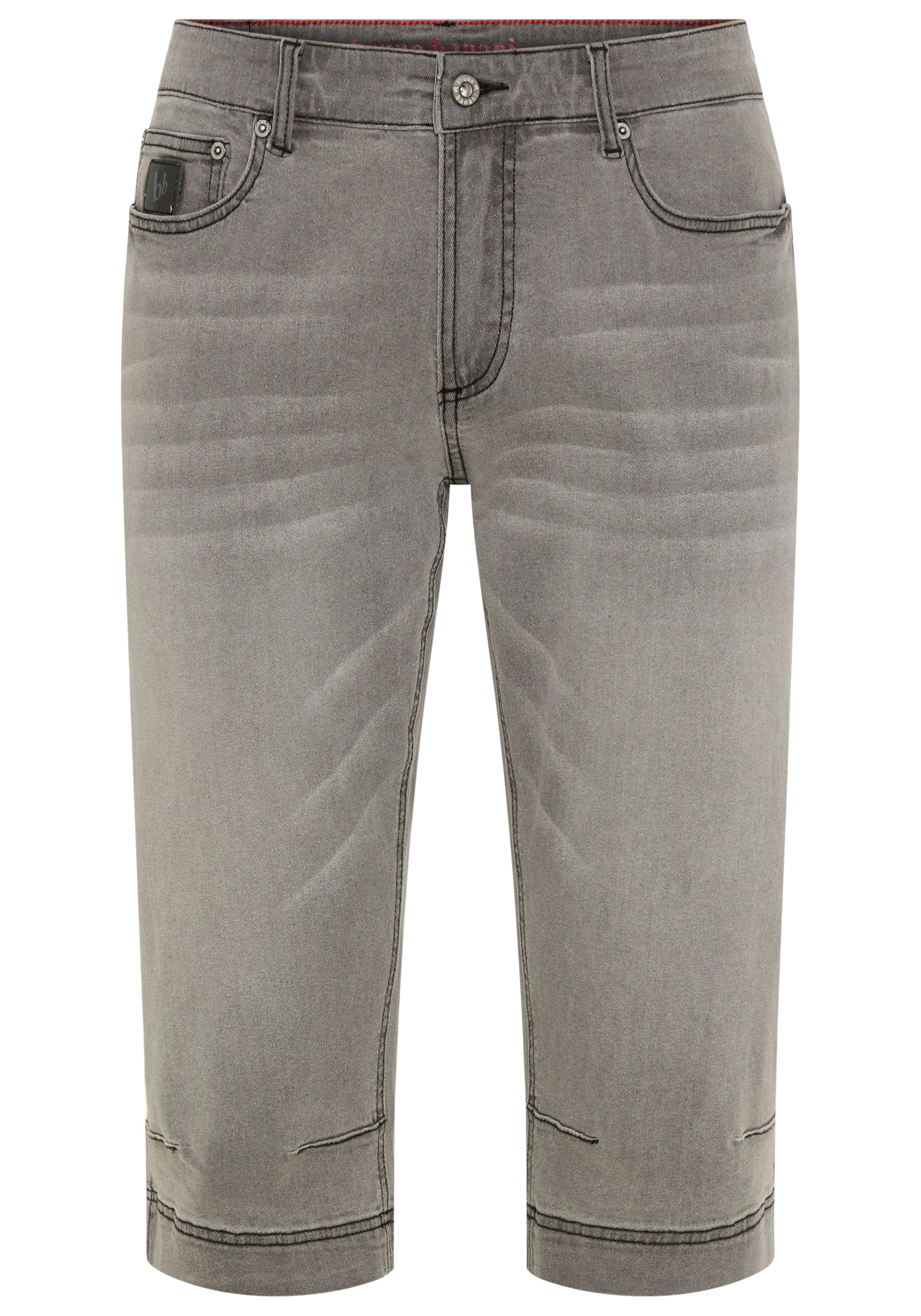 Bruno Banani Jeansbermudas Hutch-Bermuda Straight-Fit, normale Leibhöhe, aus elastischem Denim-Material – Bild 5 von 5
