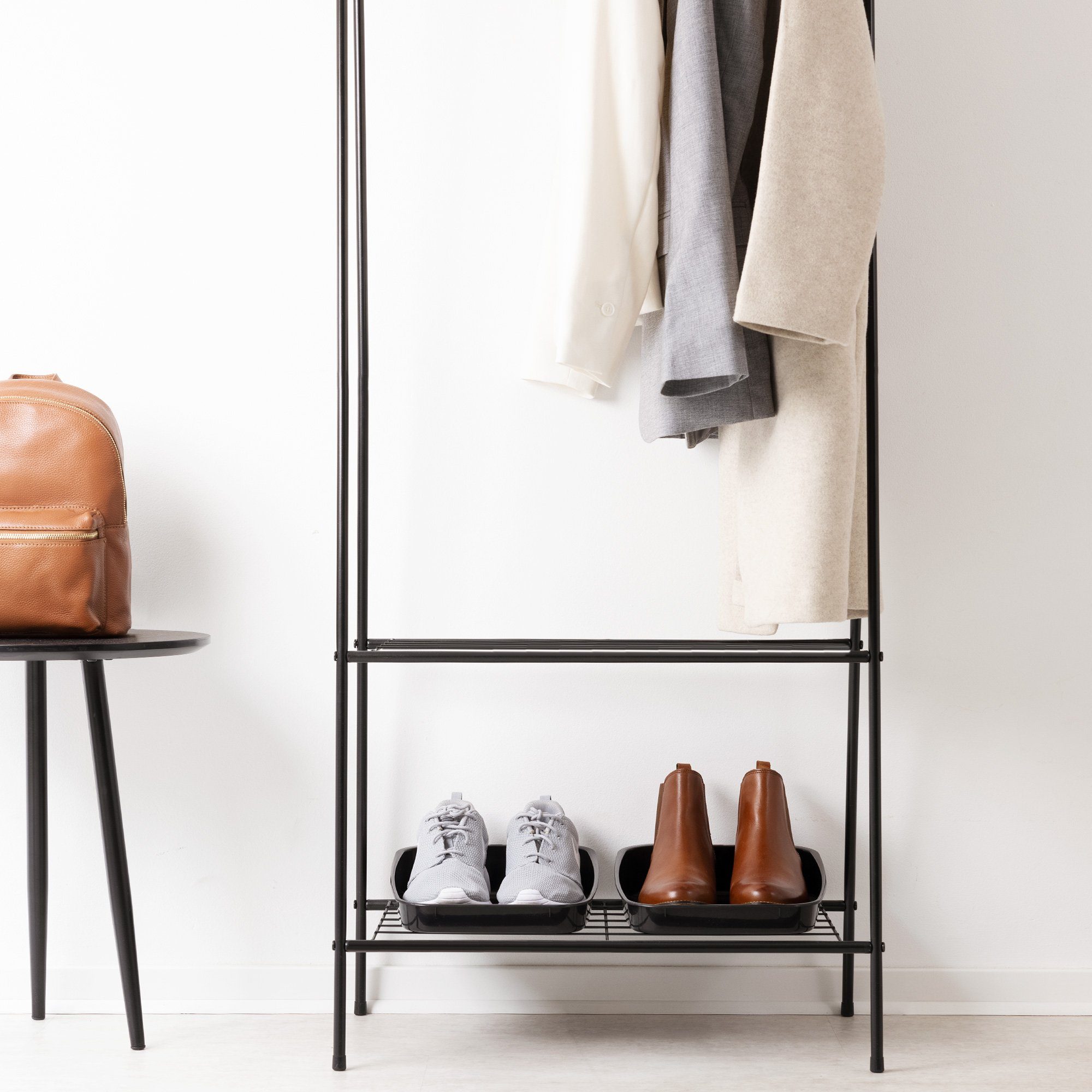 Navaris Schuhabtropfschale Schuhablage Set, 6-teilig, stapelbar, für Garder günstig online kaufen