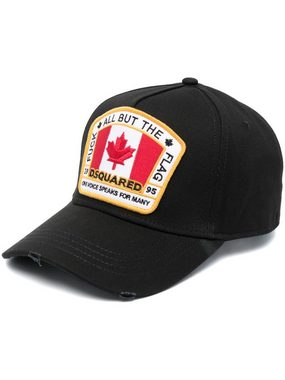 Dsquared2 Baseball Cap Canadian Flag Black