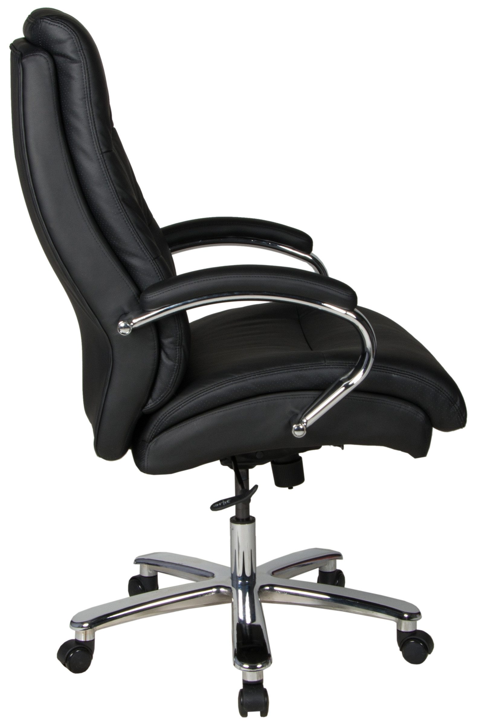 Duo Collection Chefsessel Federico, bis 180kg belastbar, Taschenfederkern, schwarz - 81x113x81cm (BxHxT)