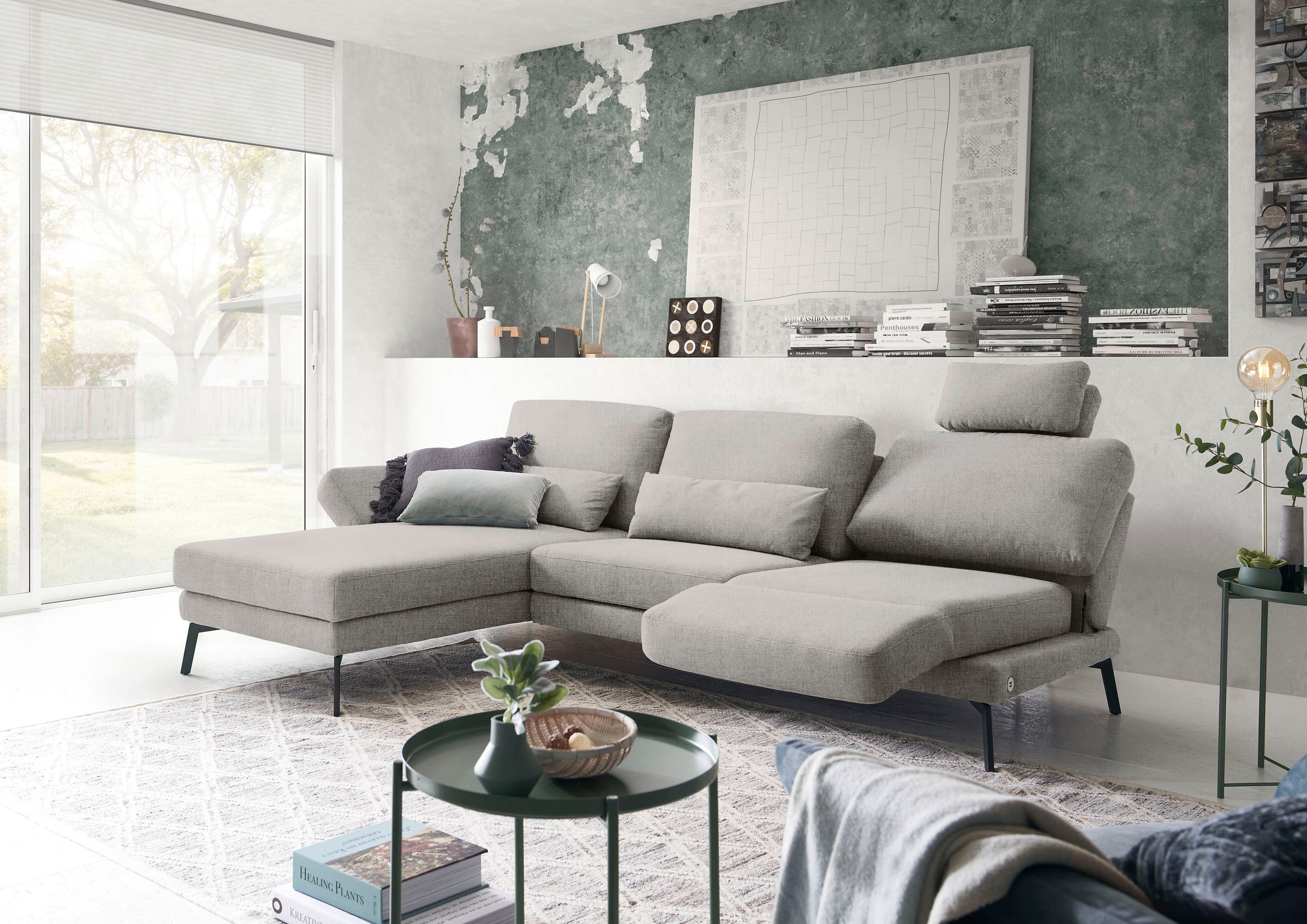 3C Candy Ecksofa Kairo modernes Multifunktions-Sofa, bequem, L-Form, inklusive Drehsitz, Armlehnen- und Rückenverstellung, OTTOs Choice