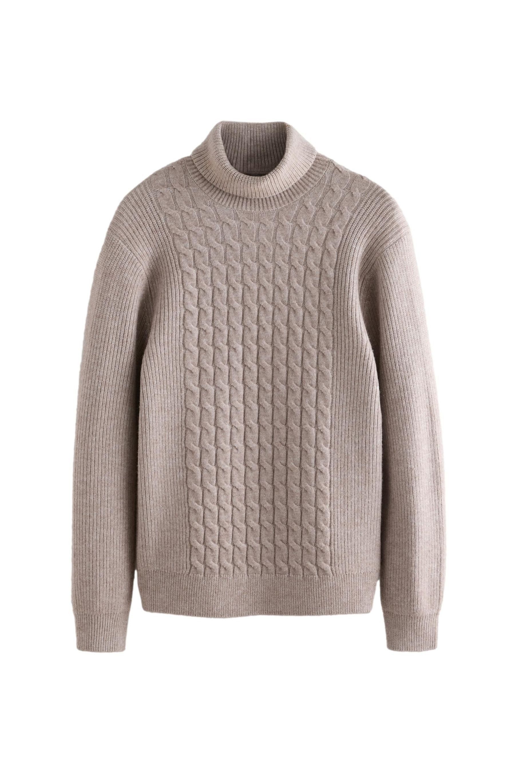 Next Rollkragenpullover Regular Fit Rollkragenpullover mit Zopfmuster (1-tl günstig online kaufen